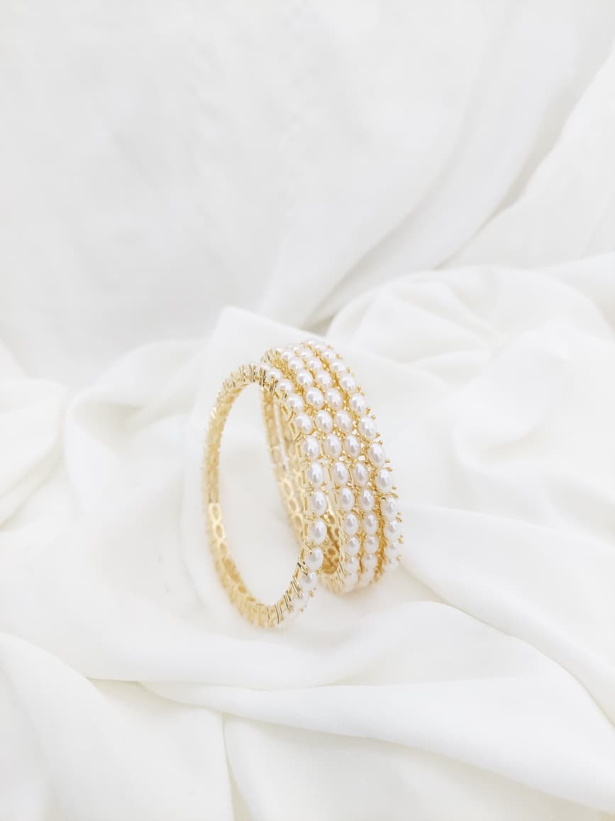 Jadau Bangle 4 Pair
