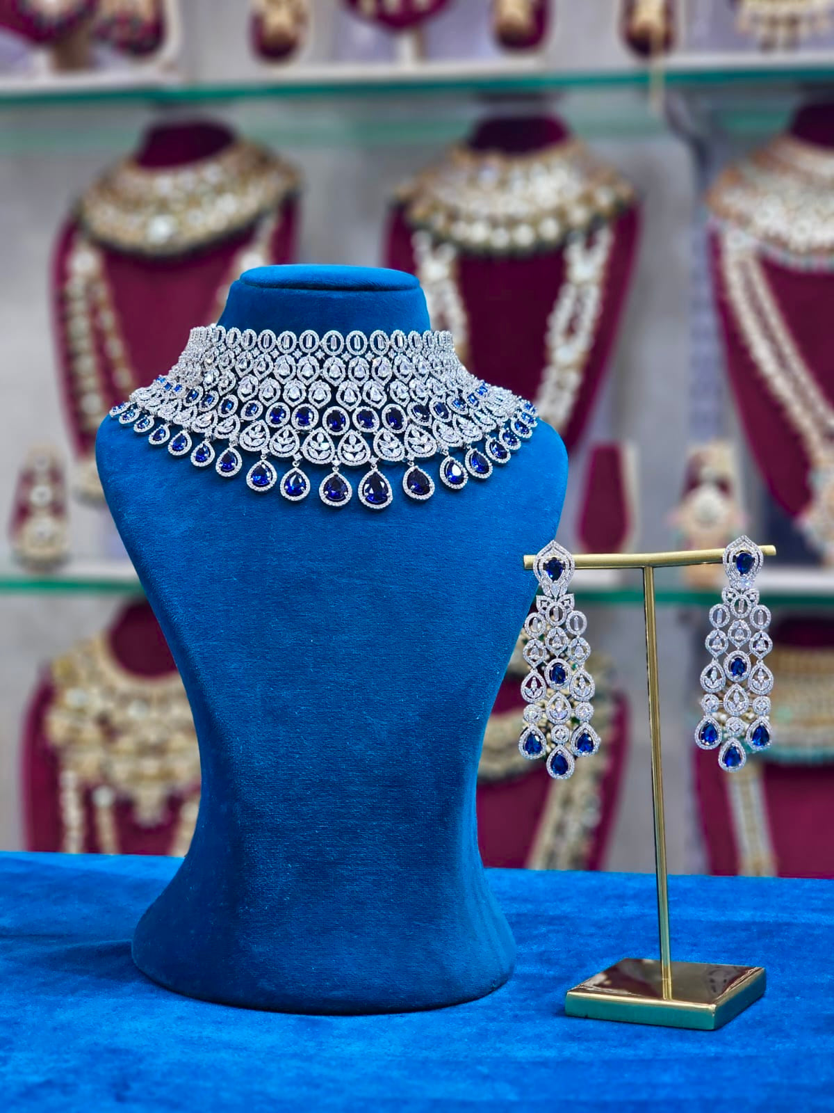 Rhodium AD Bridal Set