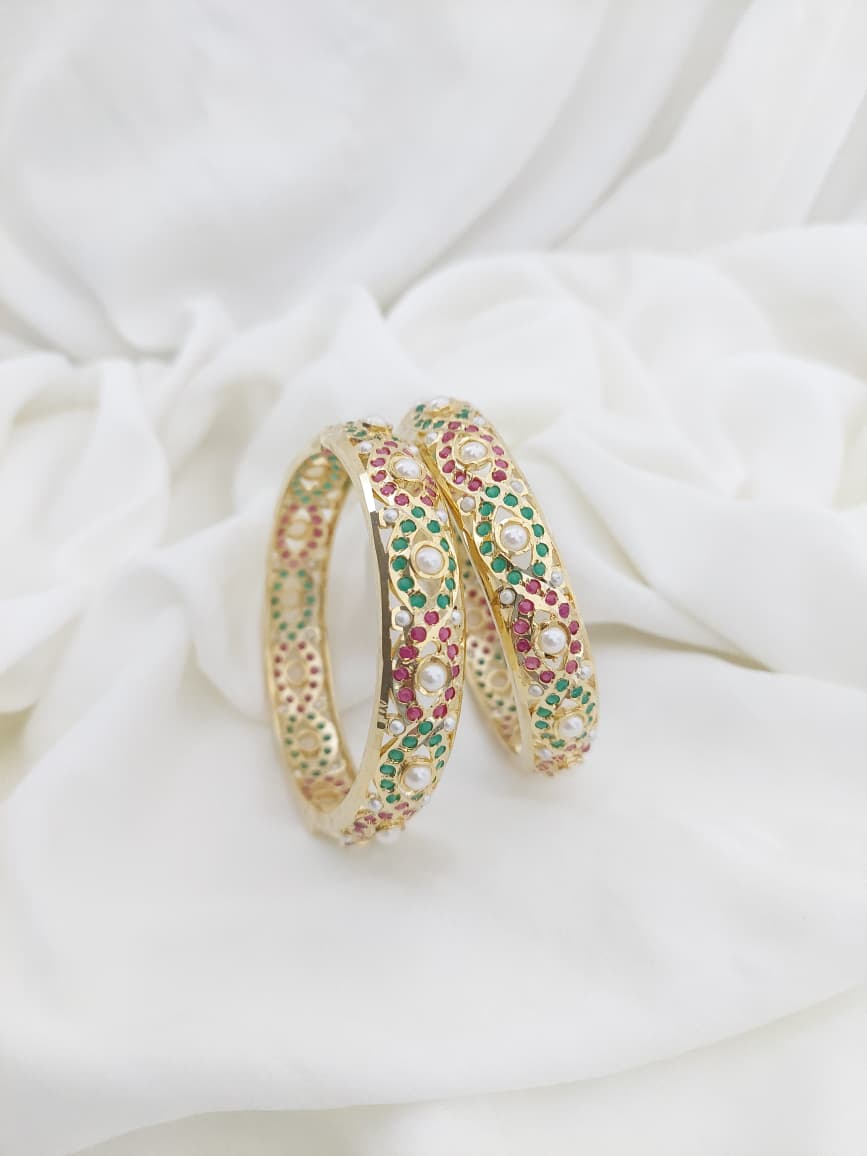 Jadau Bangle 2 Pair