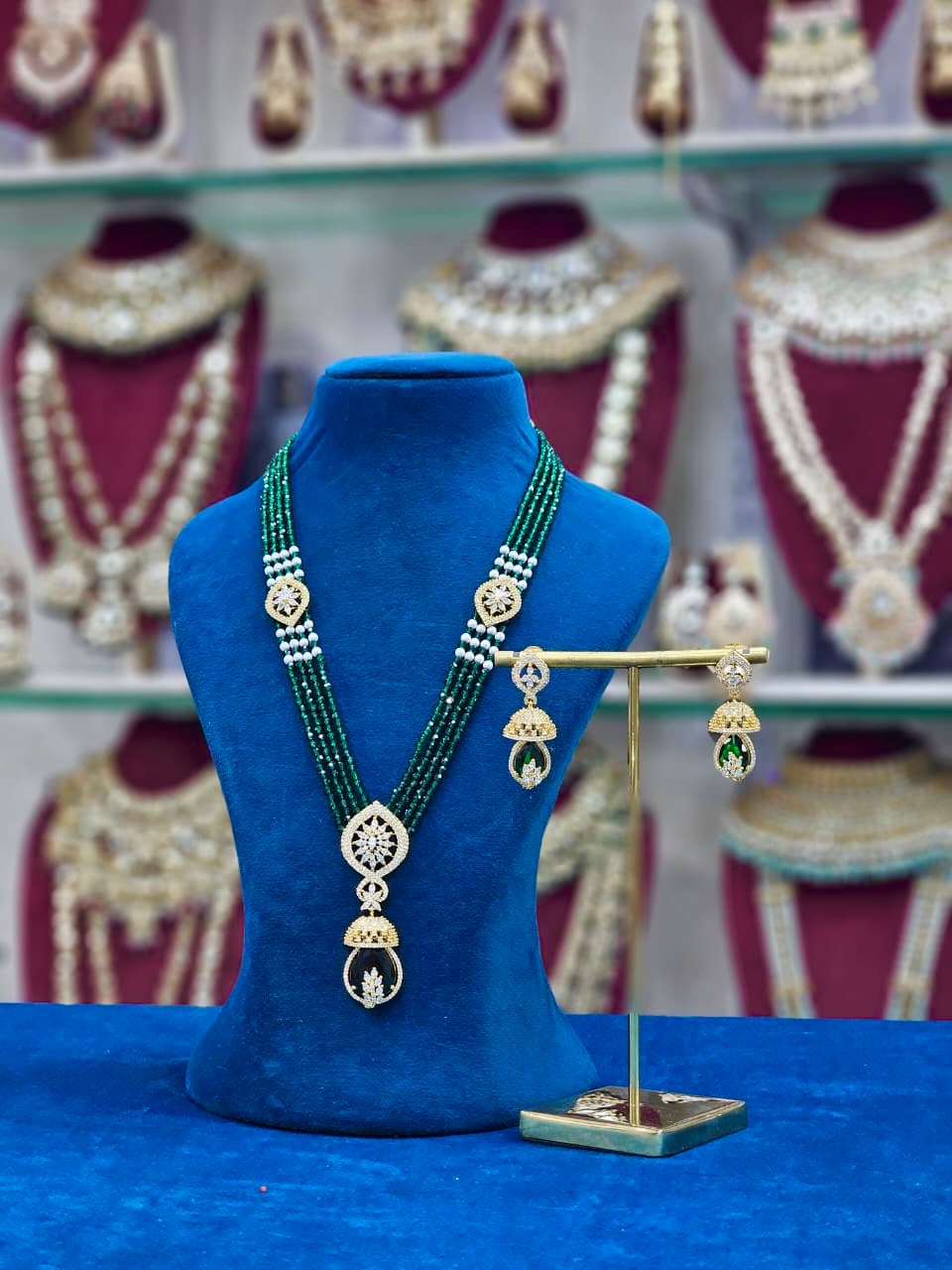 Golden AD Malla Necklace