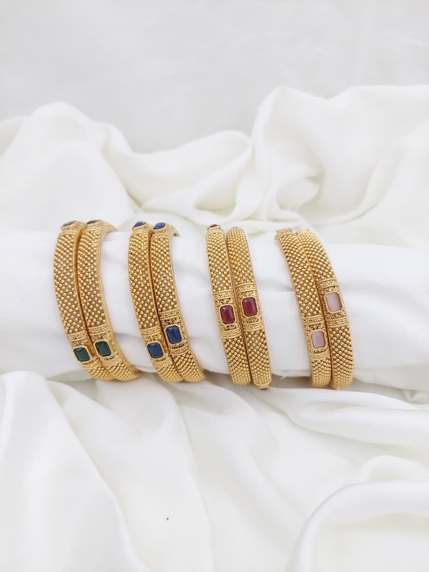 Antique Bangles 2 Pair