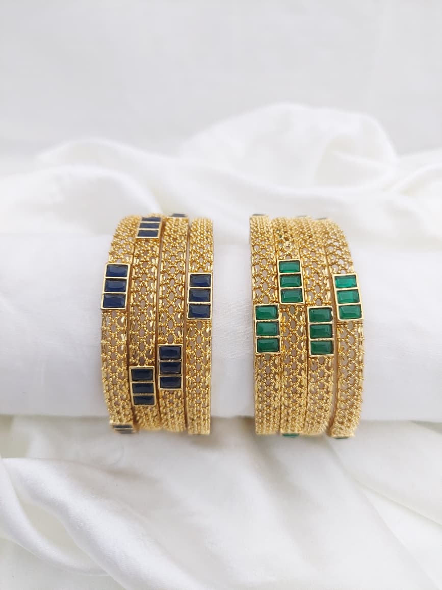 Antique Bangles 4 Pair