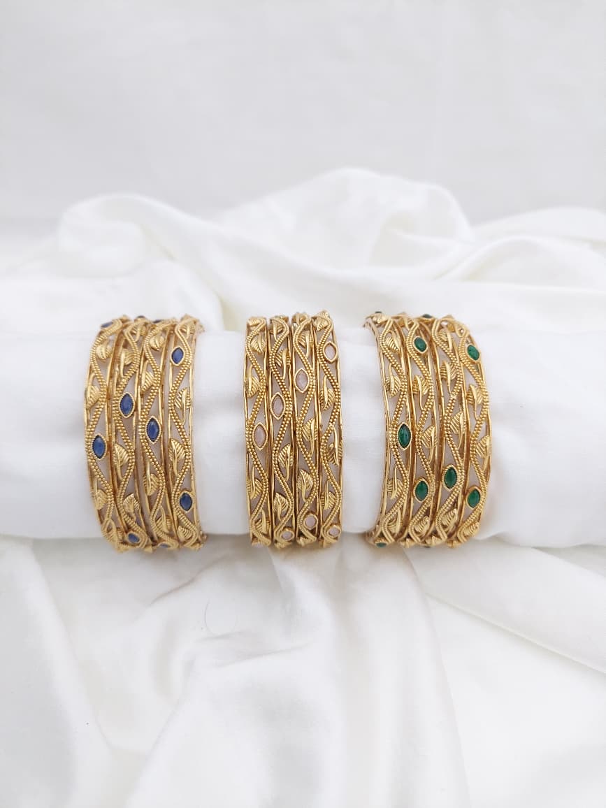 Antique Bangles 4 Pair