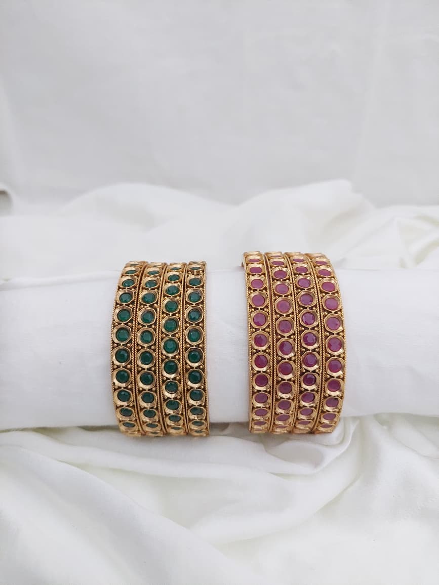 Antique Bangles 4 Pair