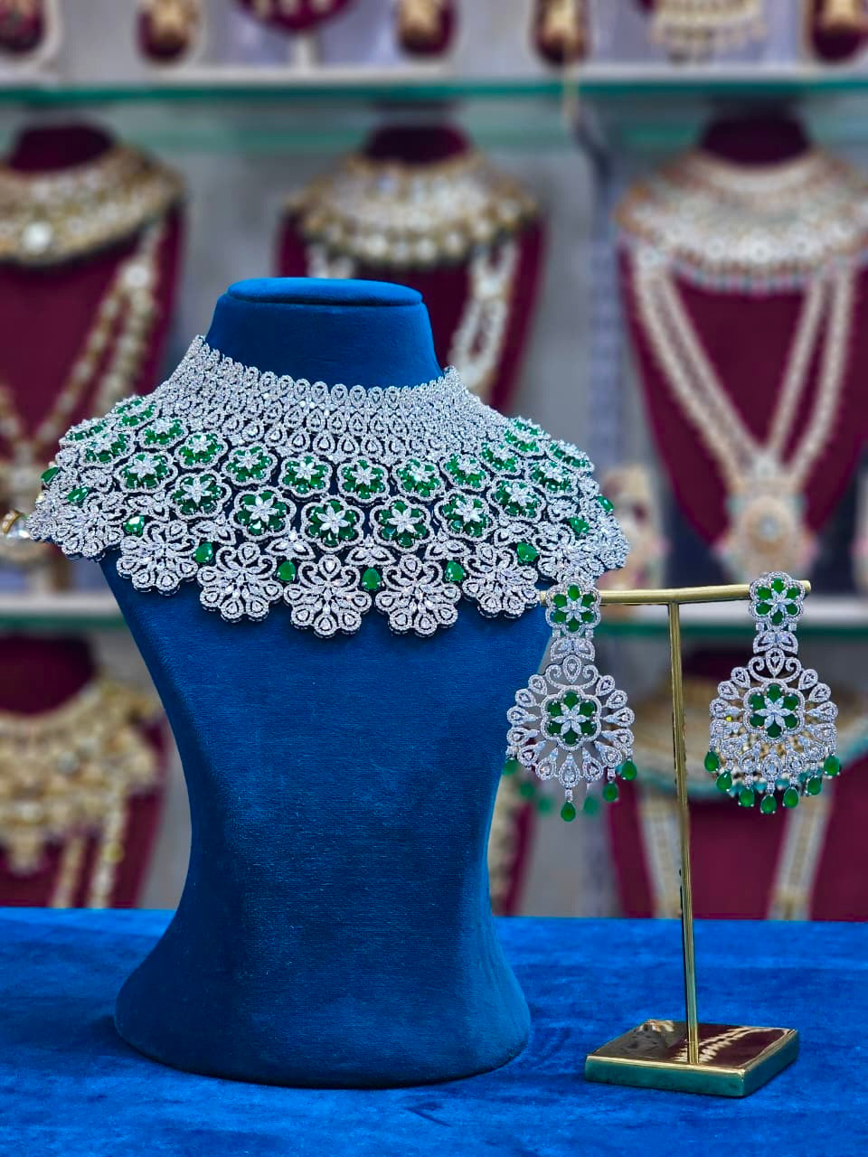 Rhodium AD Bridal Set