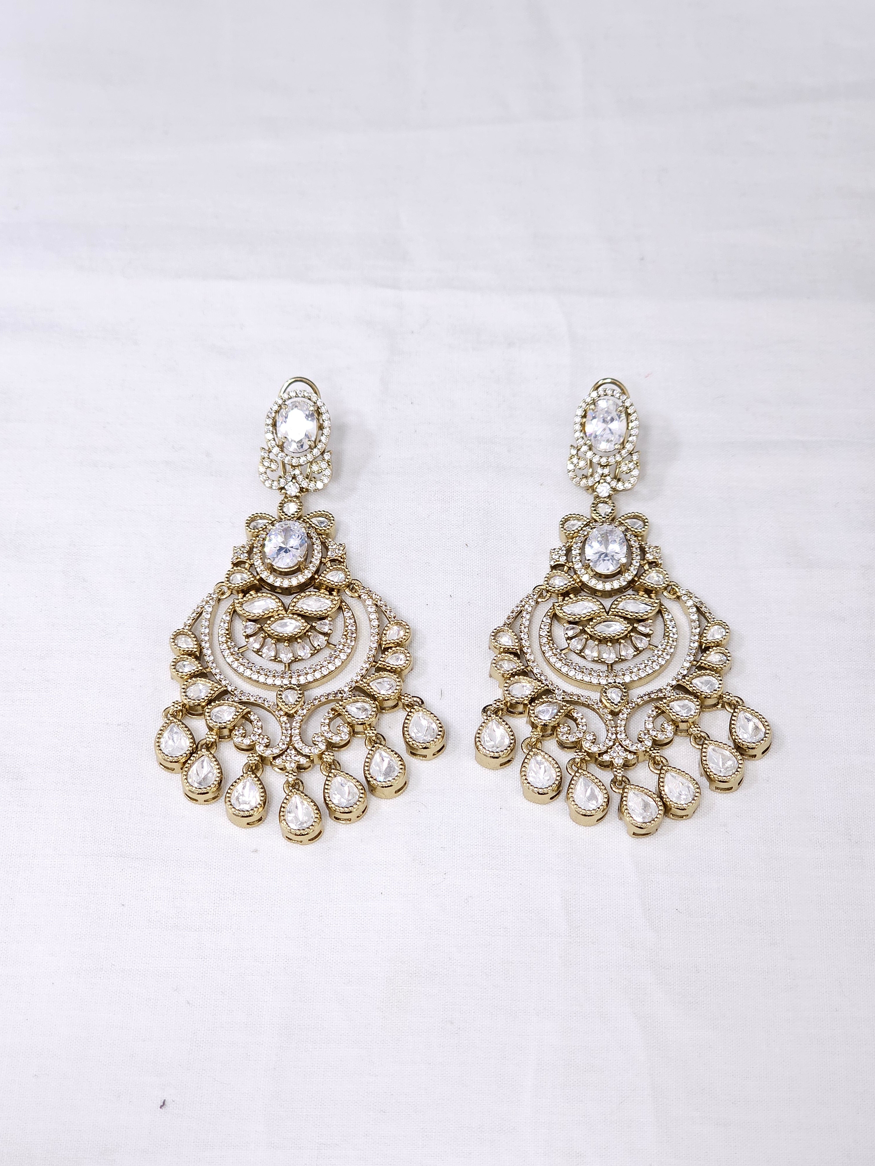 Moissanite Chandbali