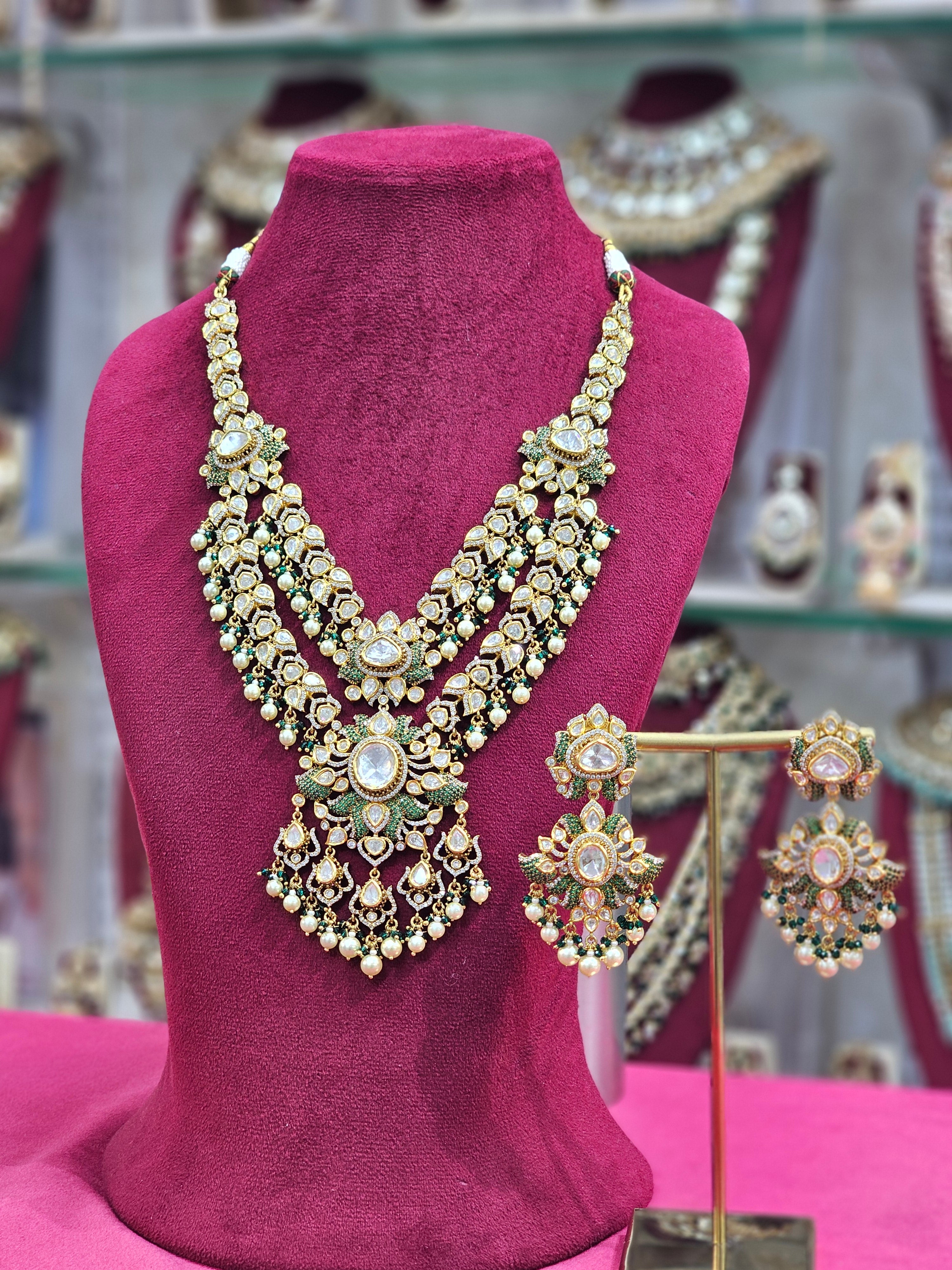 Kundan Long Necklace
