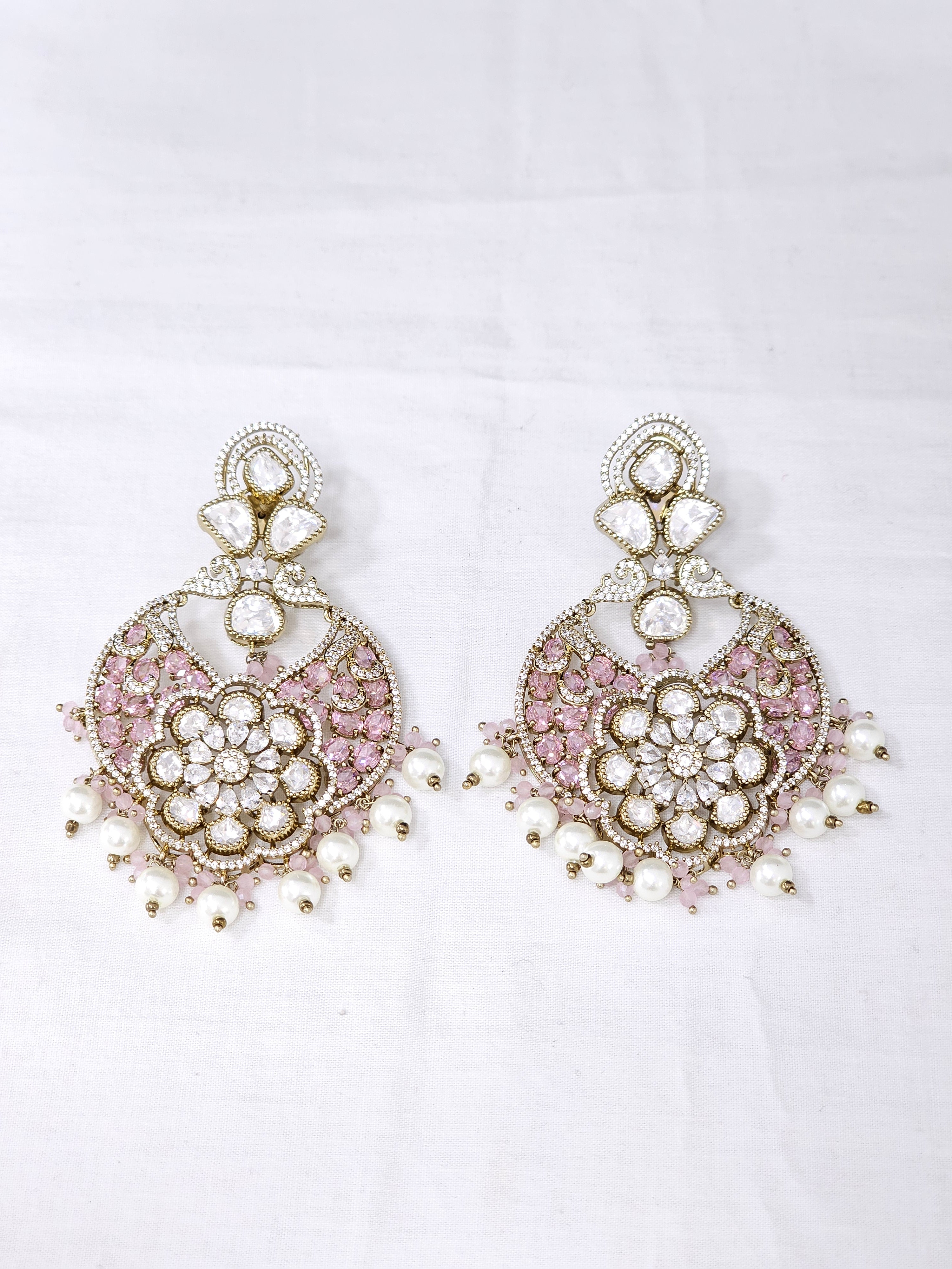 Moissanite Chandbali