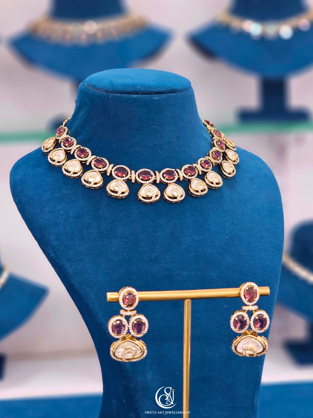 Moissanite Short Necklaces