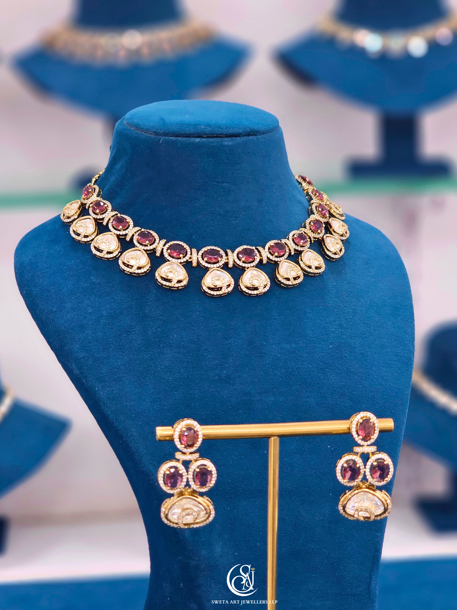 Moissanite Short Necklaces