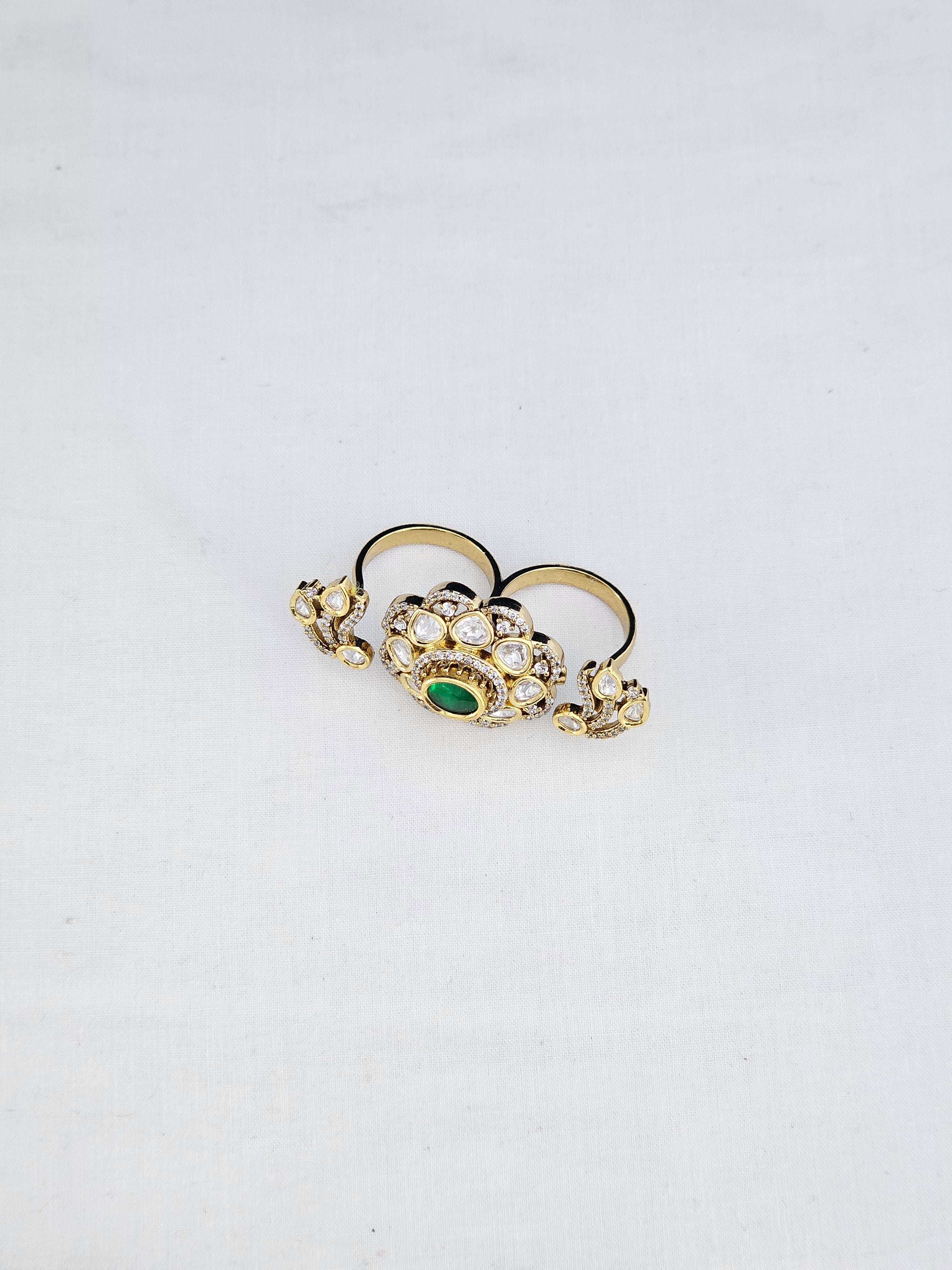 Kundan Finger Ring