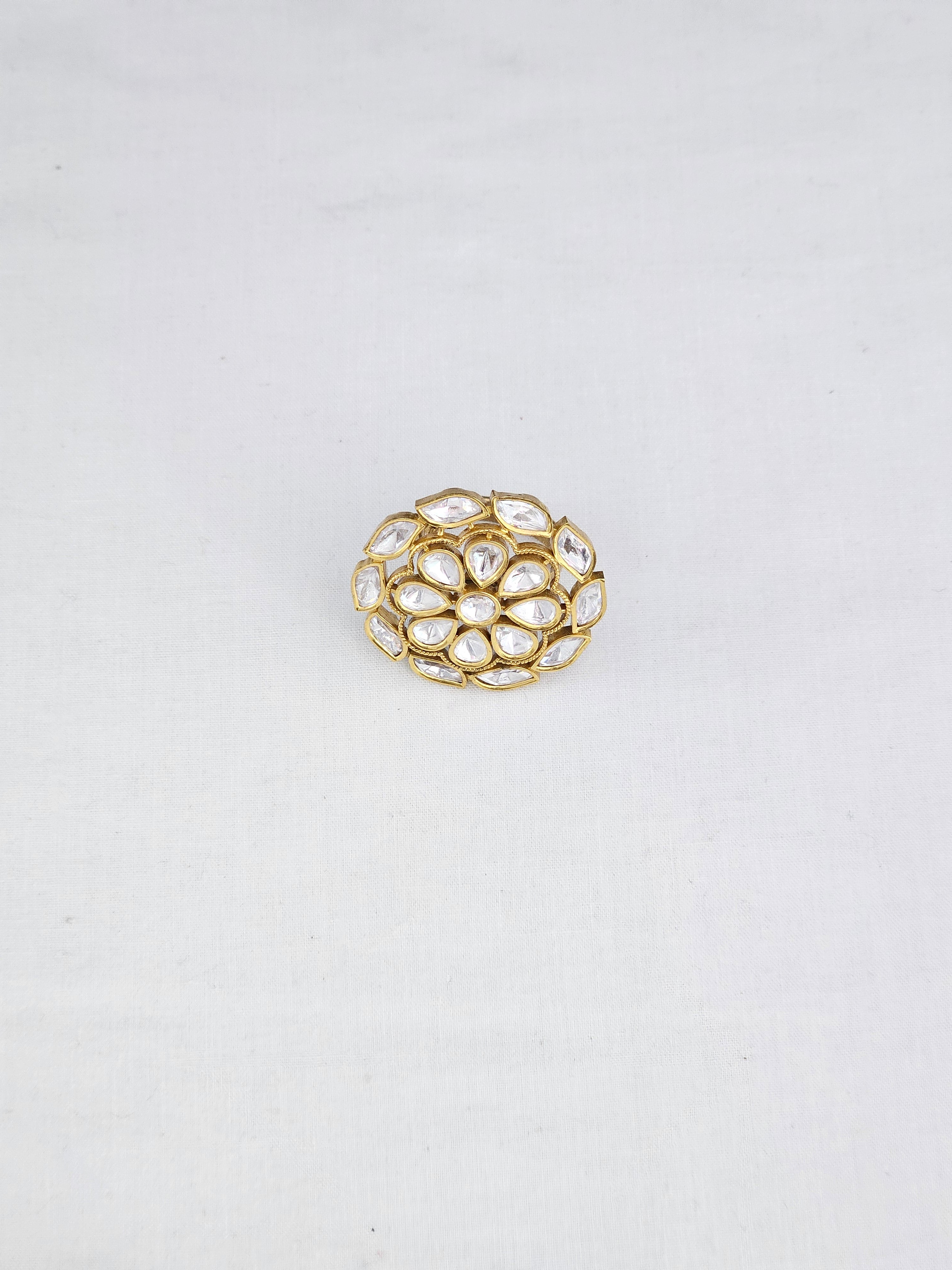 Kundan Finger Ring