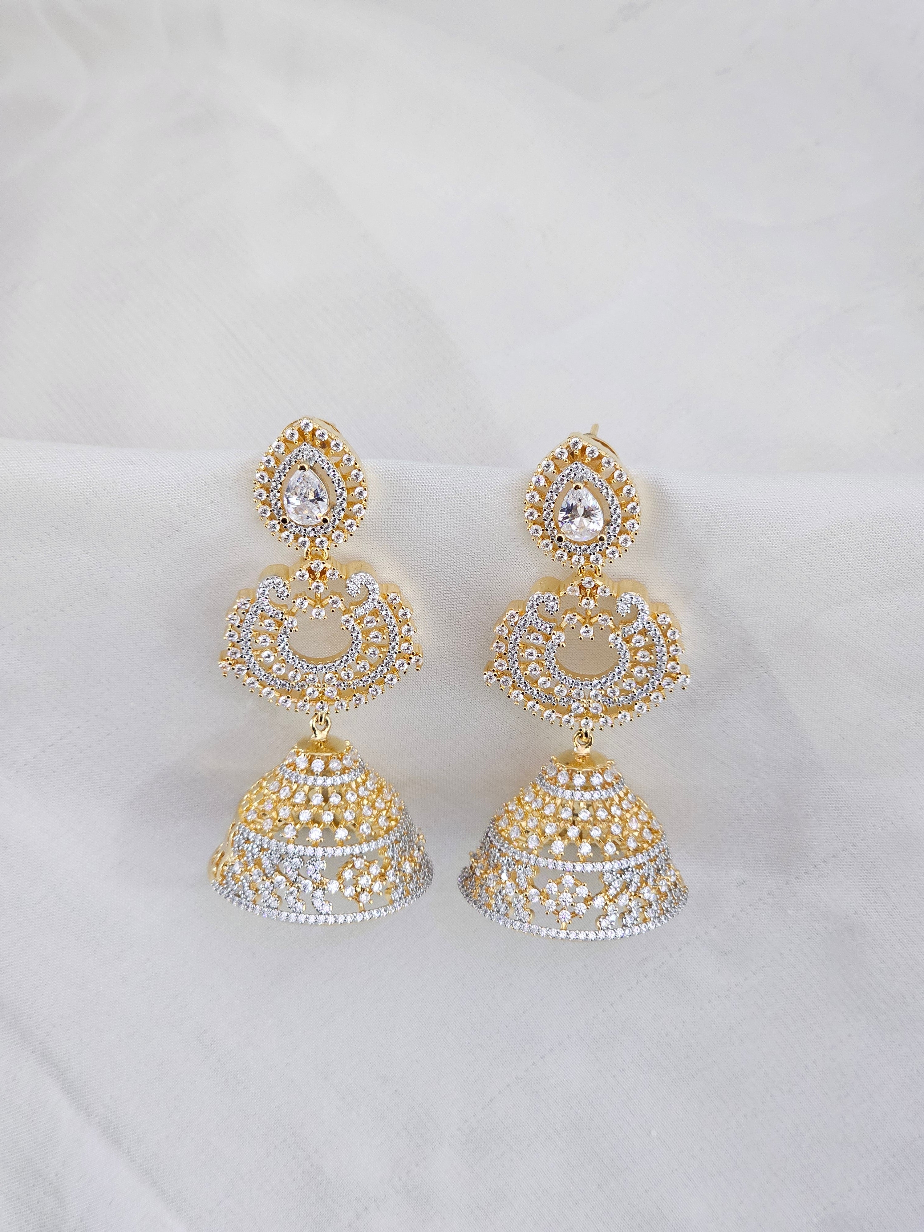 Golden AD Jhumka