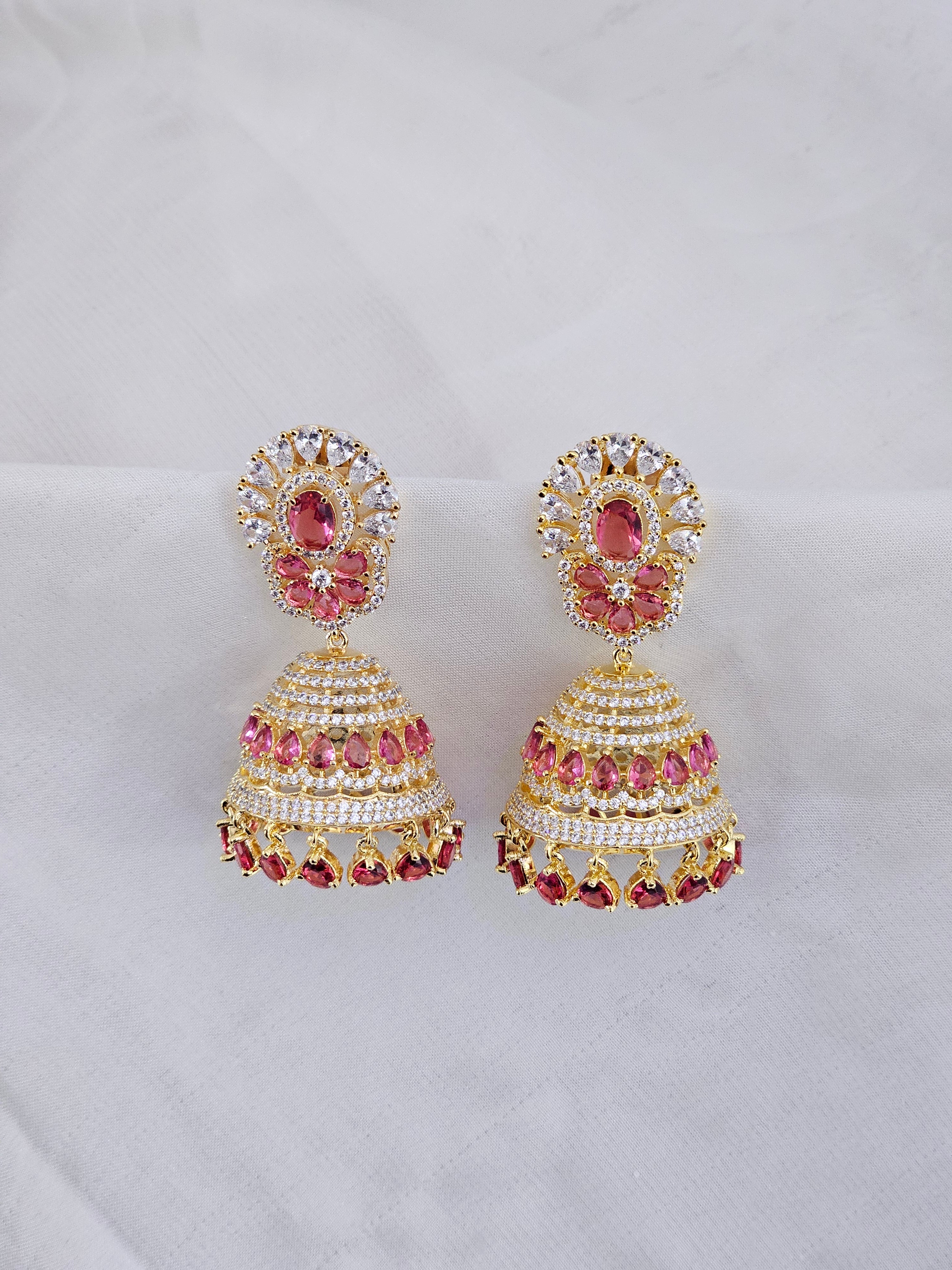 Golden AD Jhumka