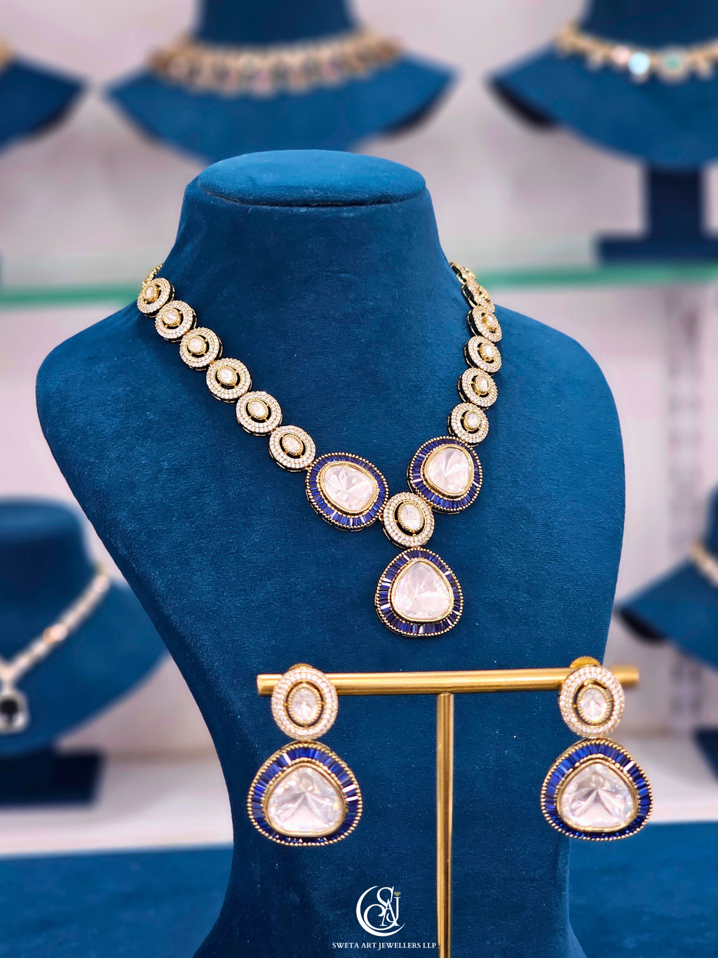 Moissanite Short Necklace