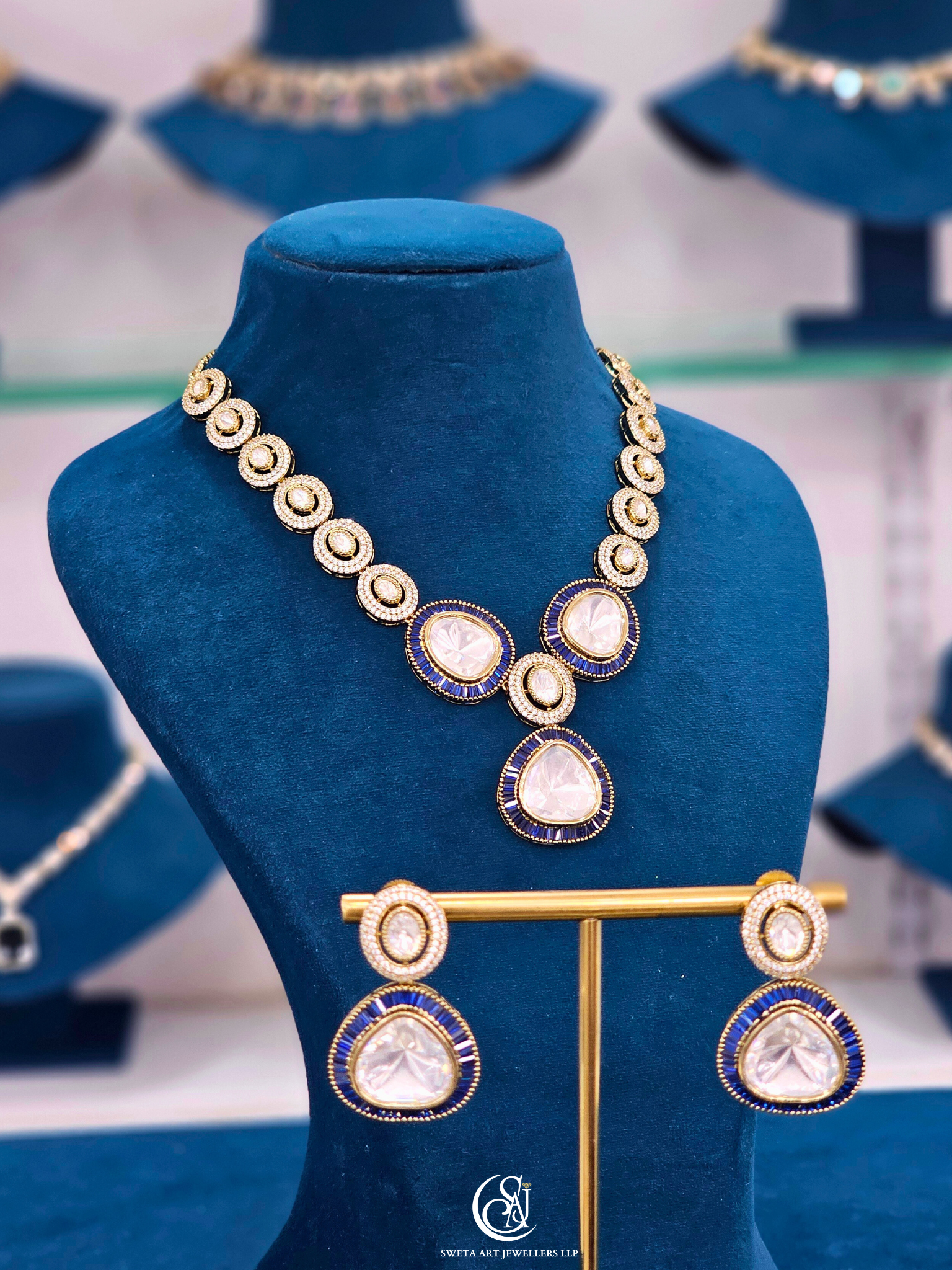 Moissanite Short Necklace