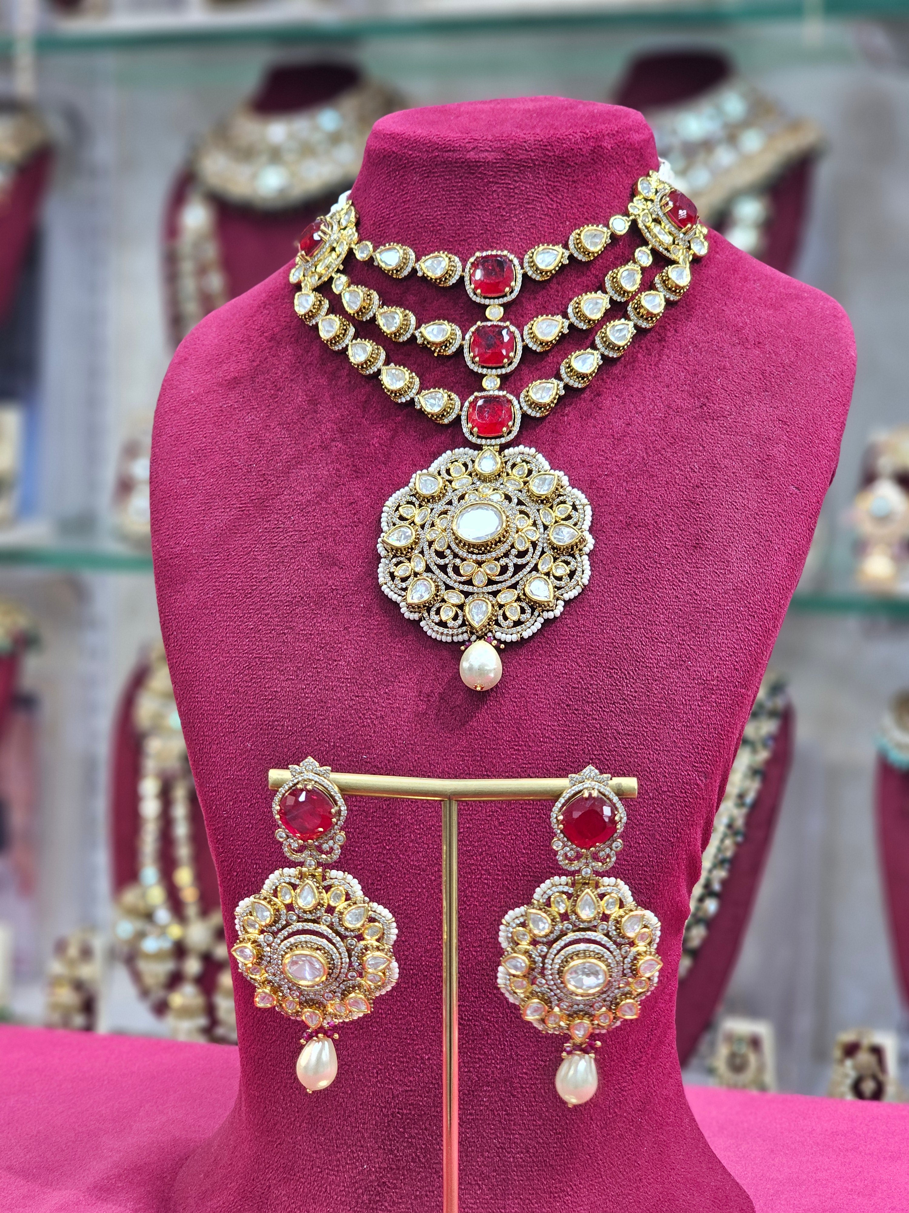 Kundan Short Necklace