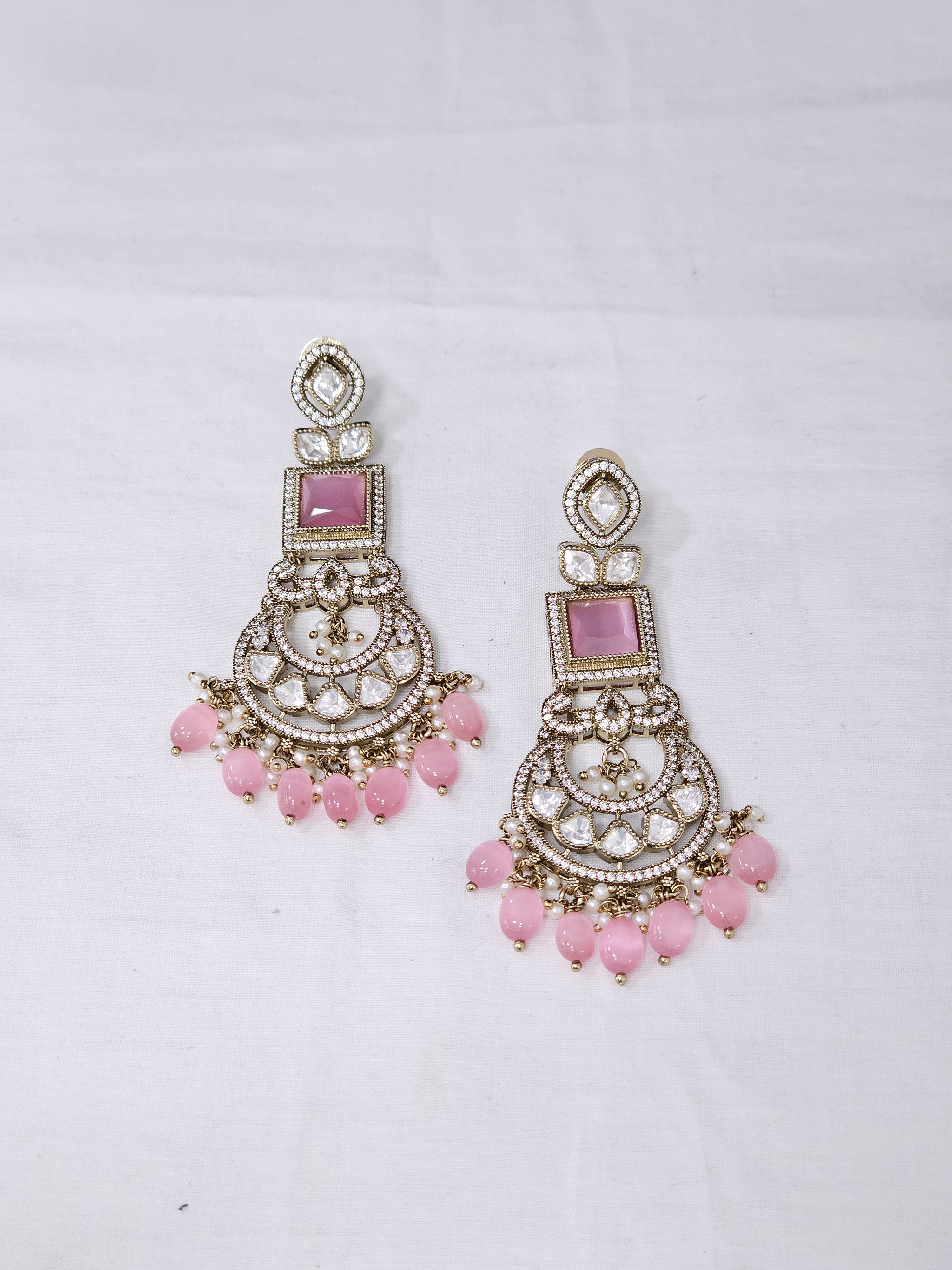 Moissanite Chandbali