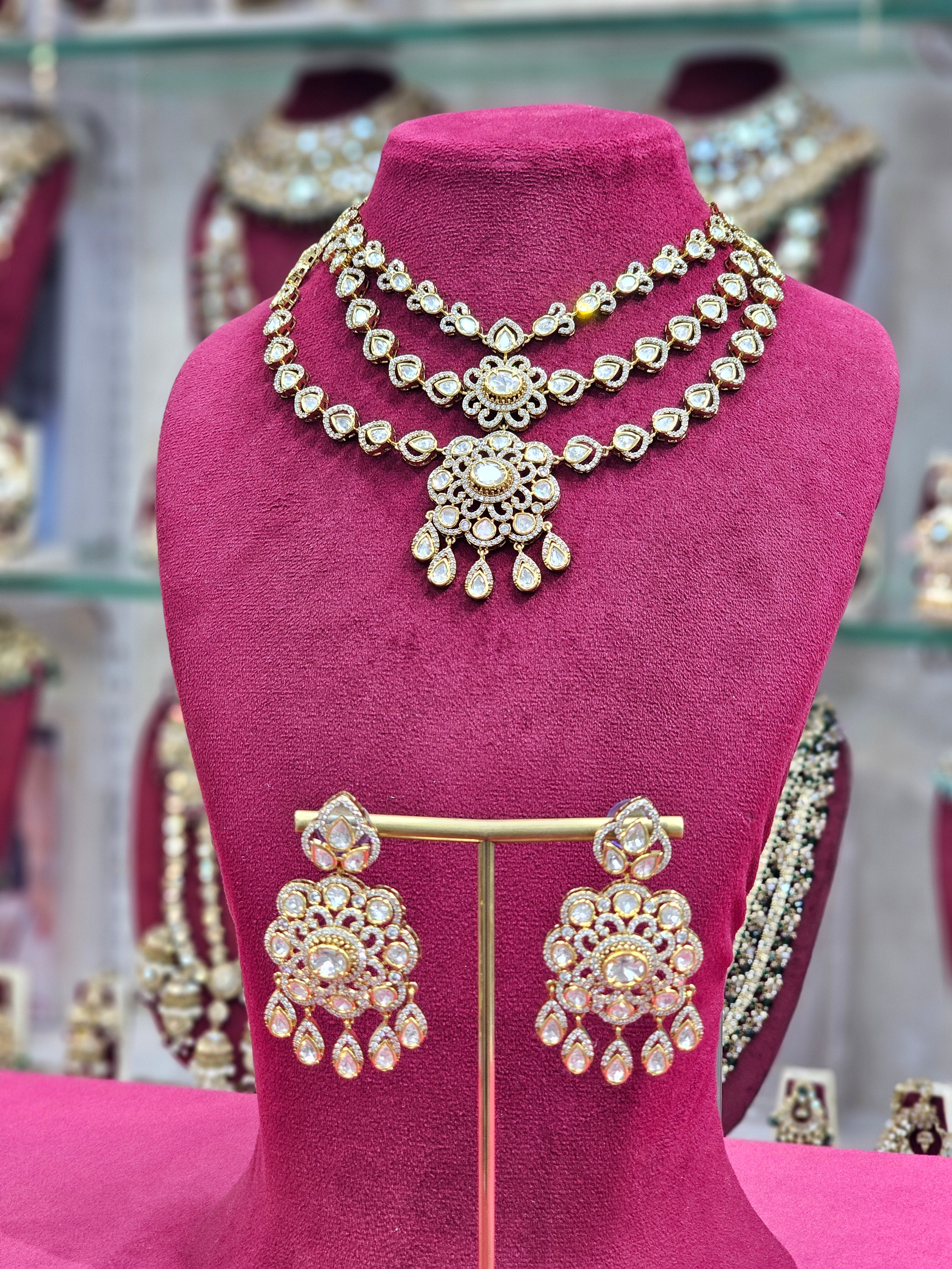 Kundan Short Necklace