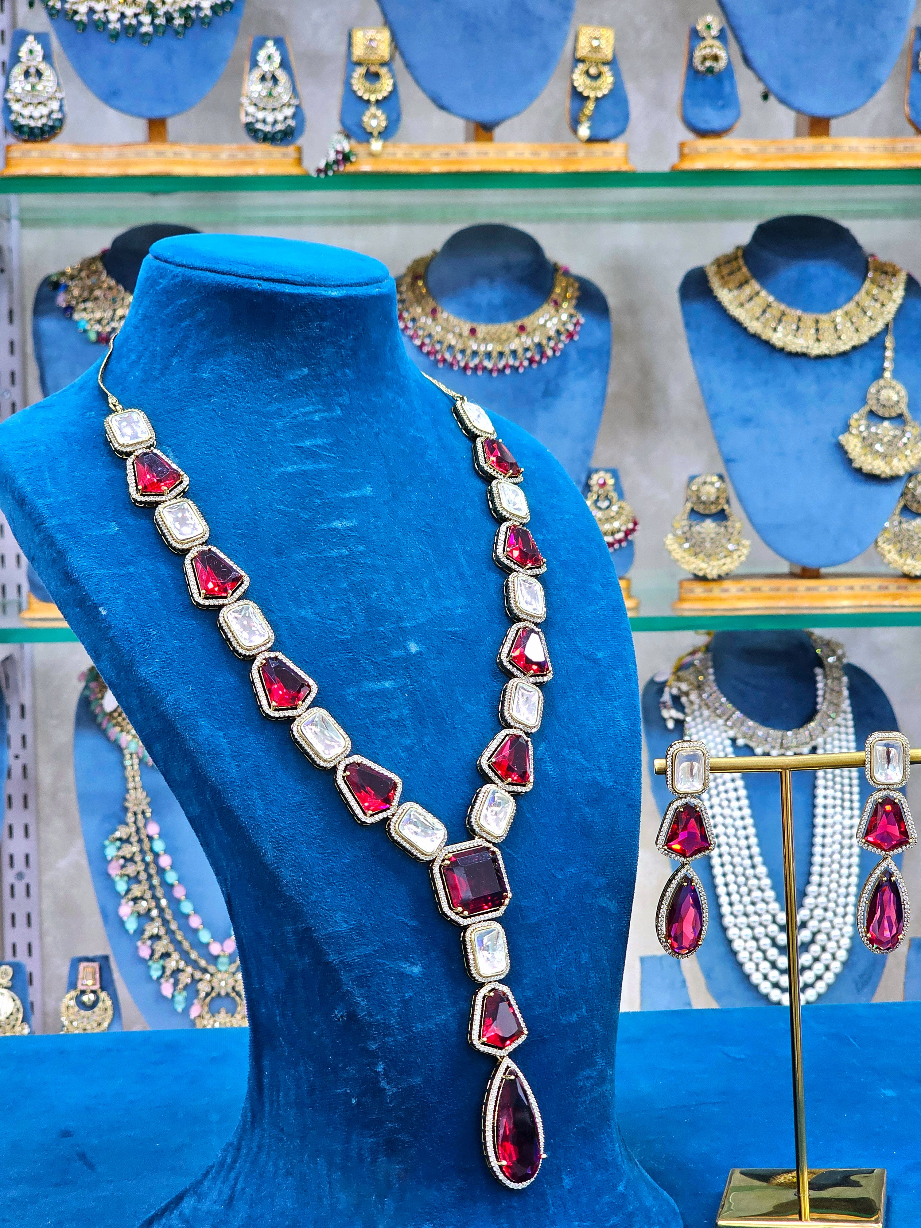 Moissanite Long Necklace