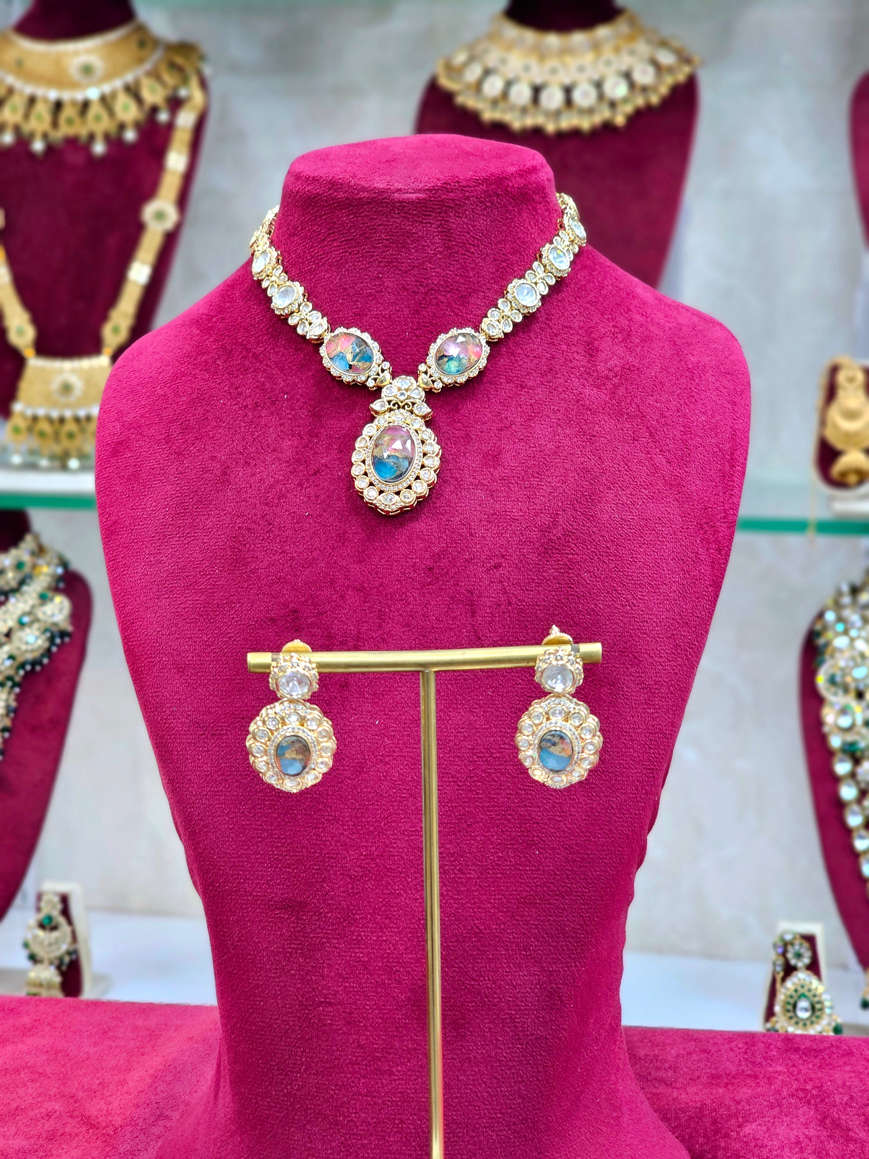 Kundan Short Necklace