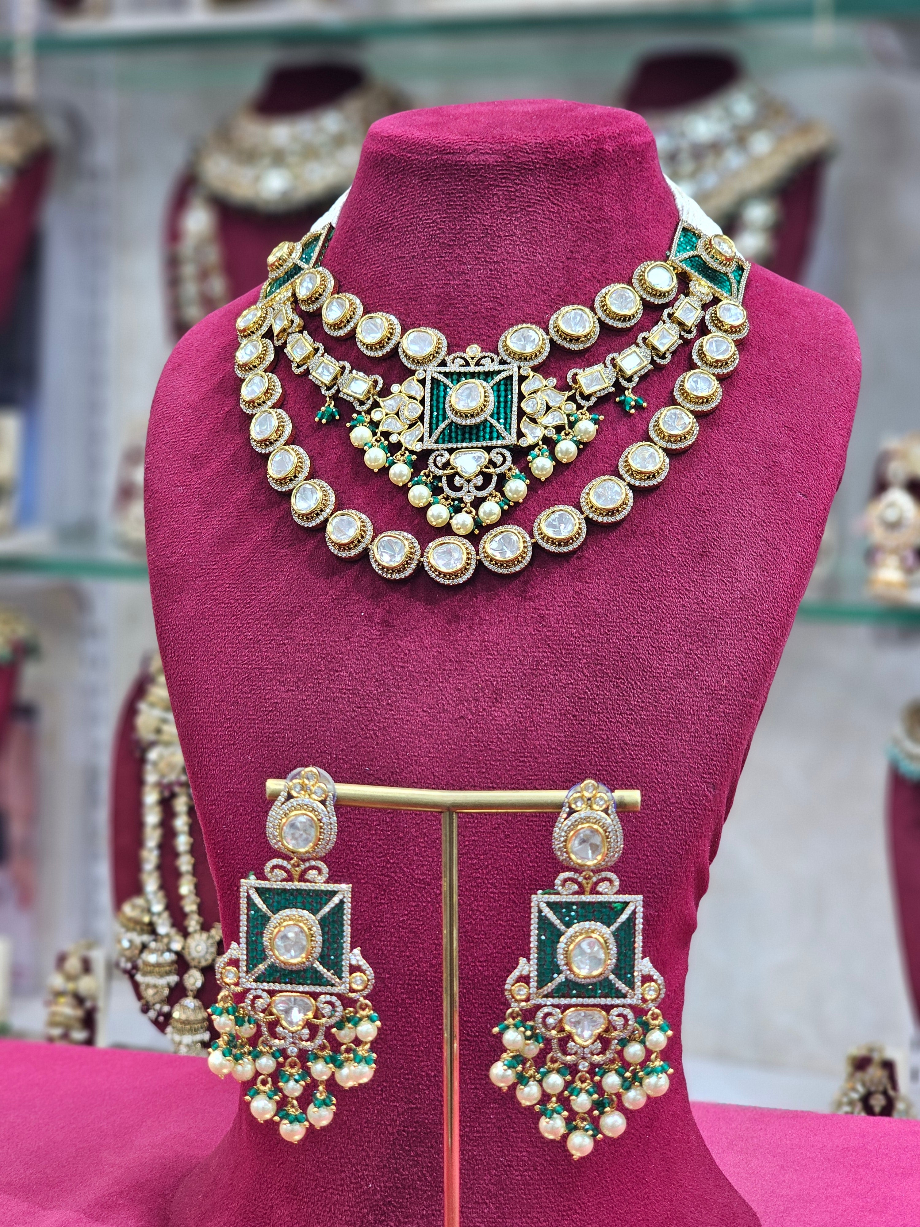 Kundan Short Necklace