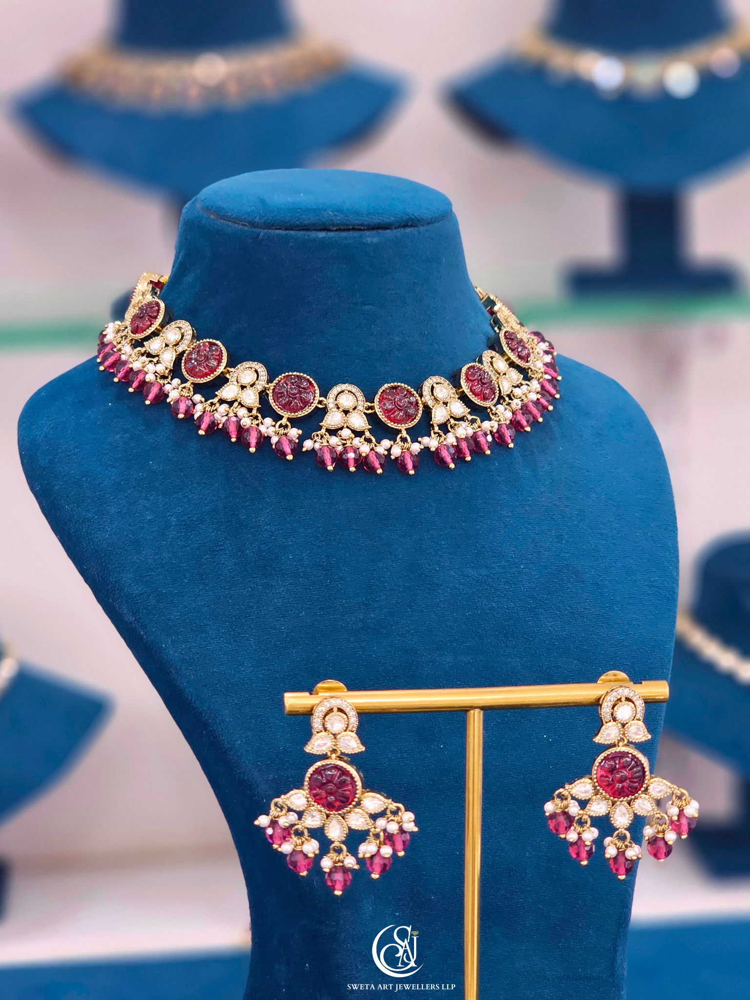 Moissanite Short Necklace