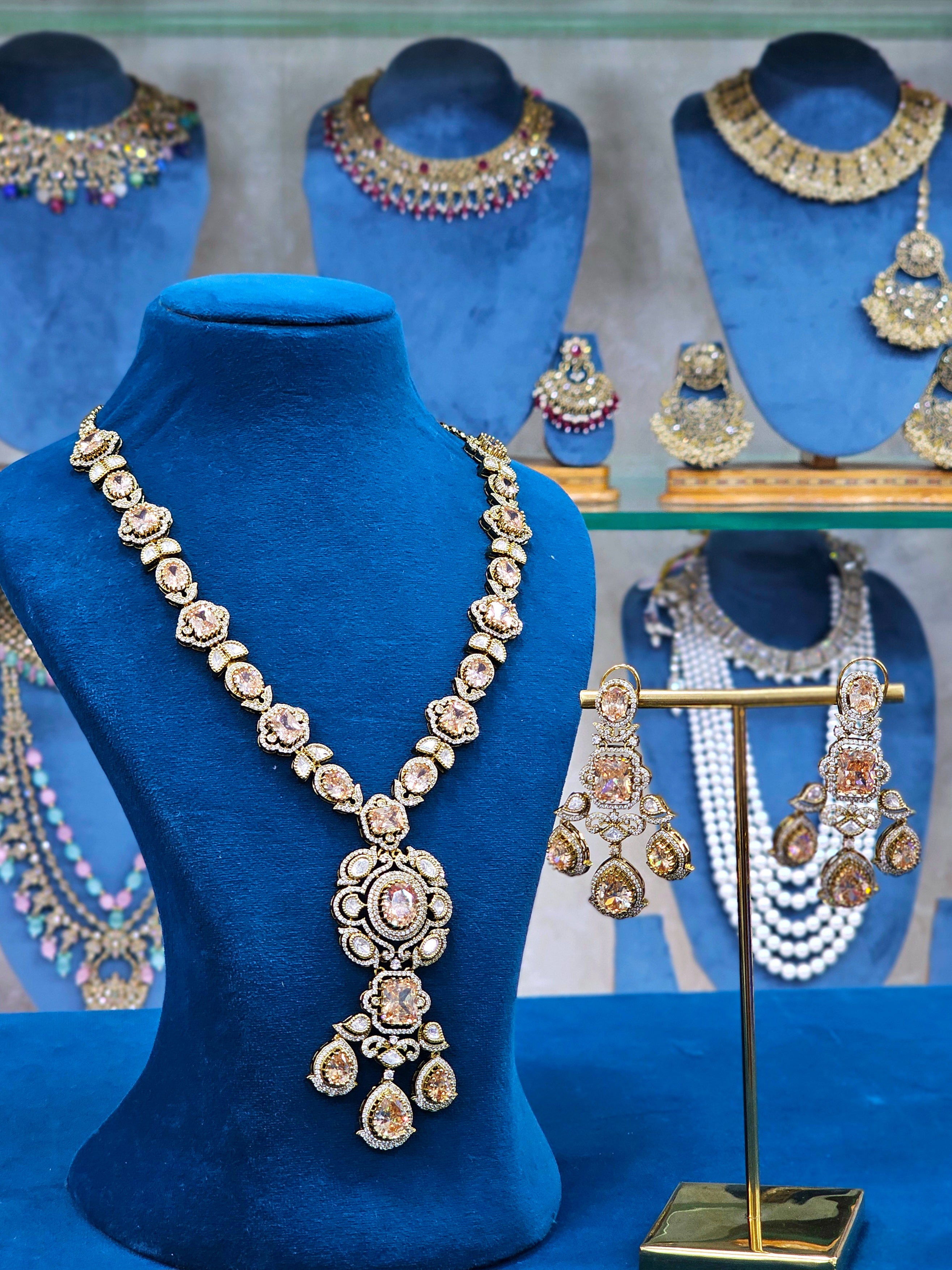 Moissanite Long Necklace