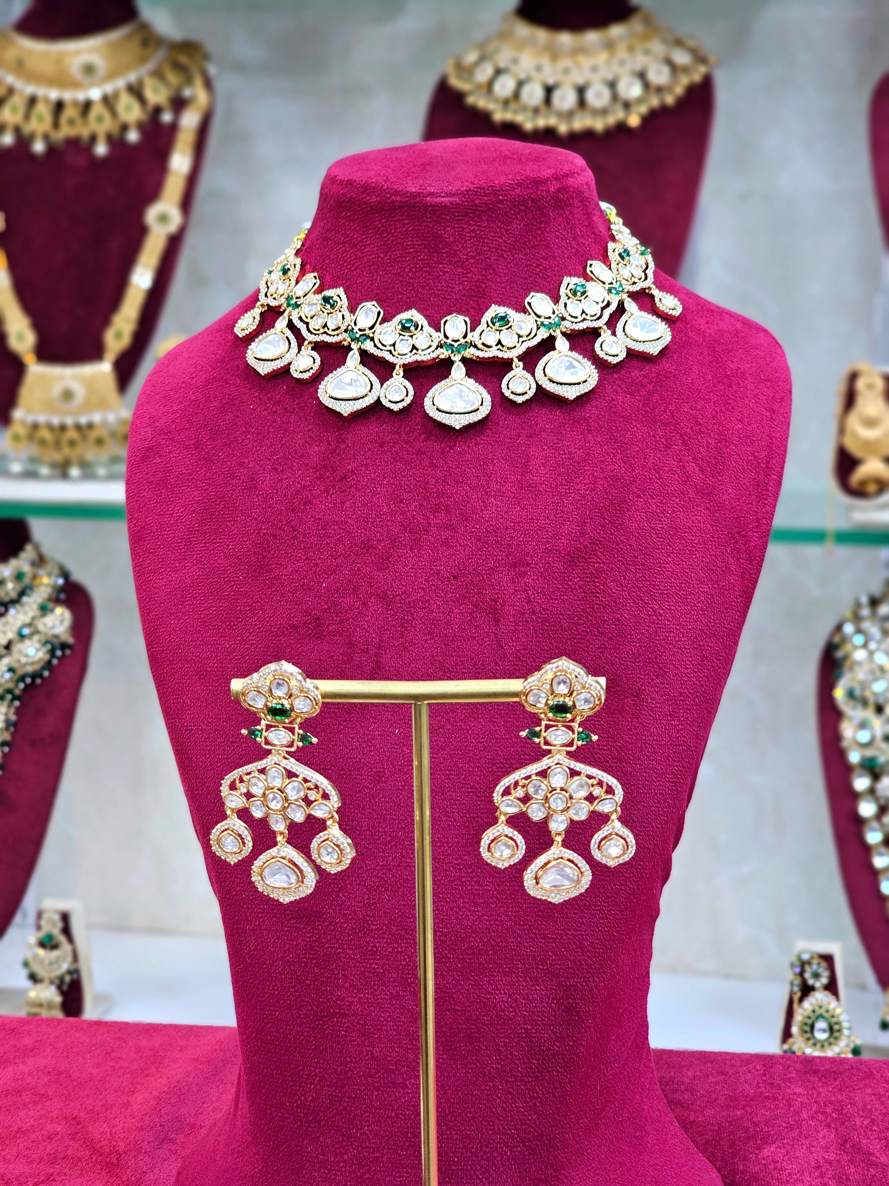 Kundan Short Necklace
