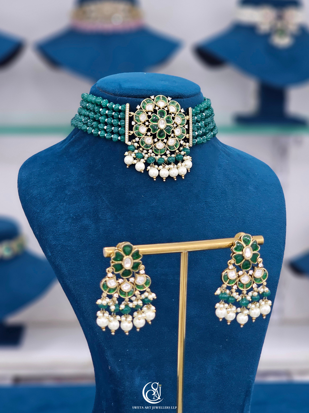 Moissanite Choker Necklace