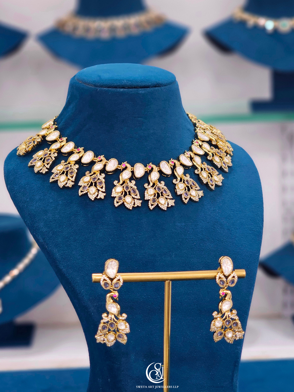 Moissanite Short Necklace