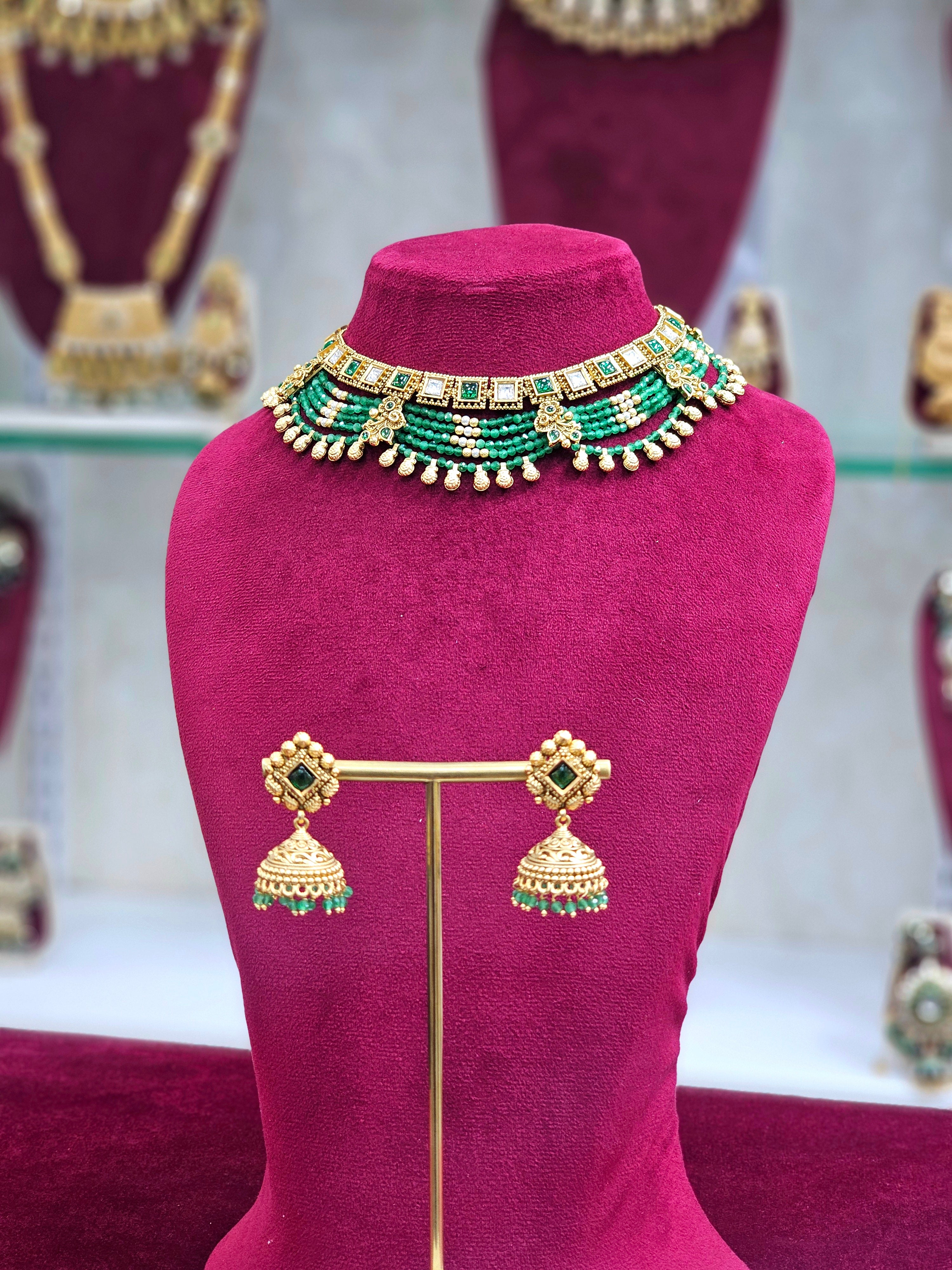 Rajwadi Short Necklace