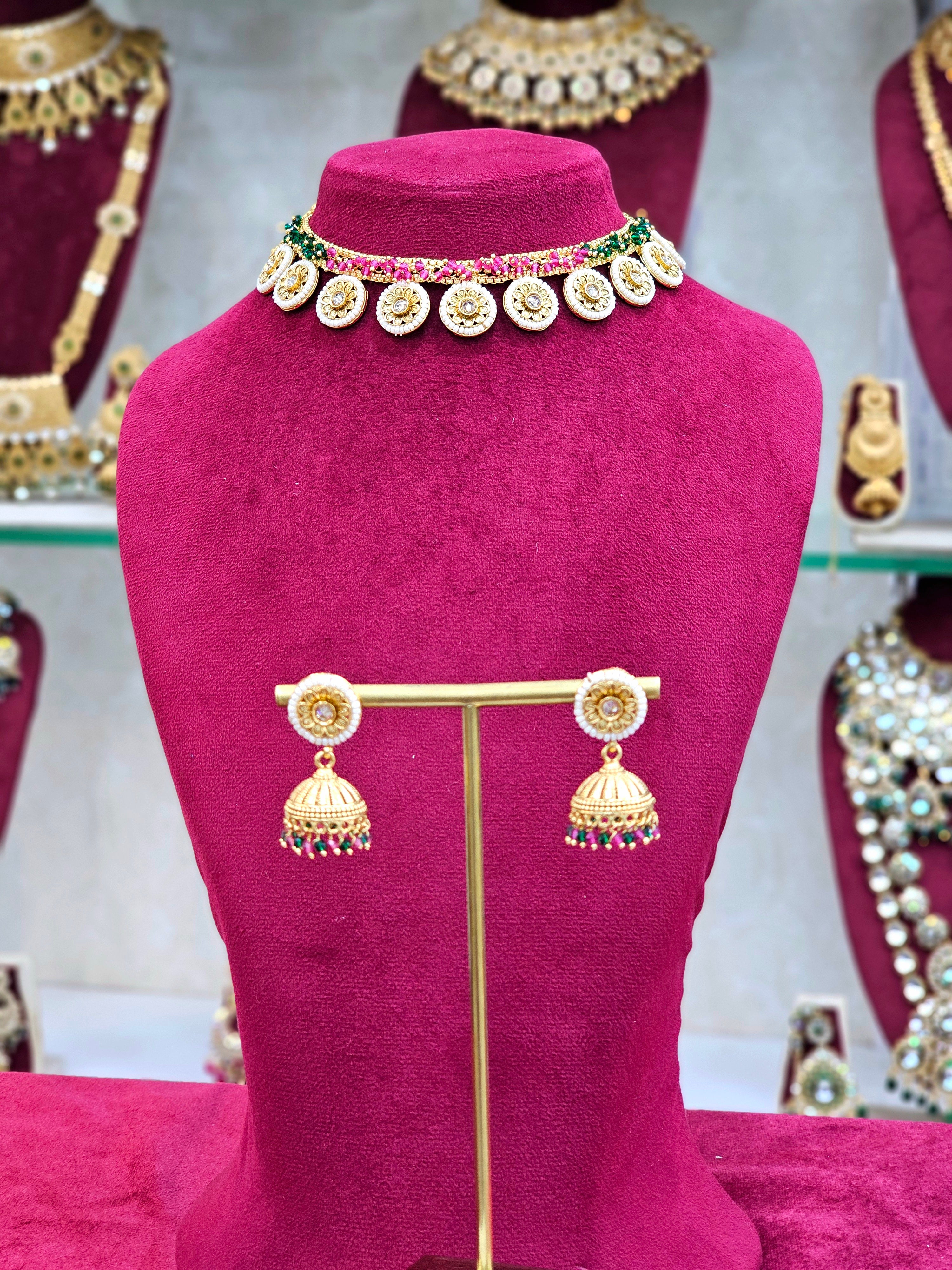 Rajwadi Short Necklace