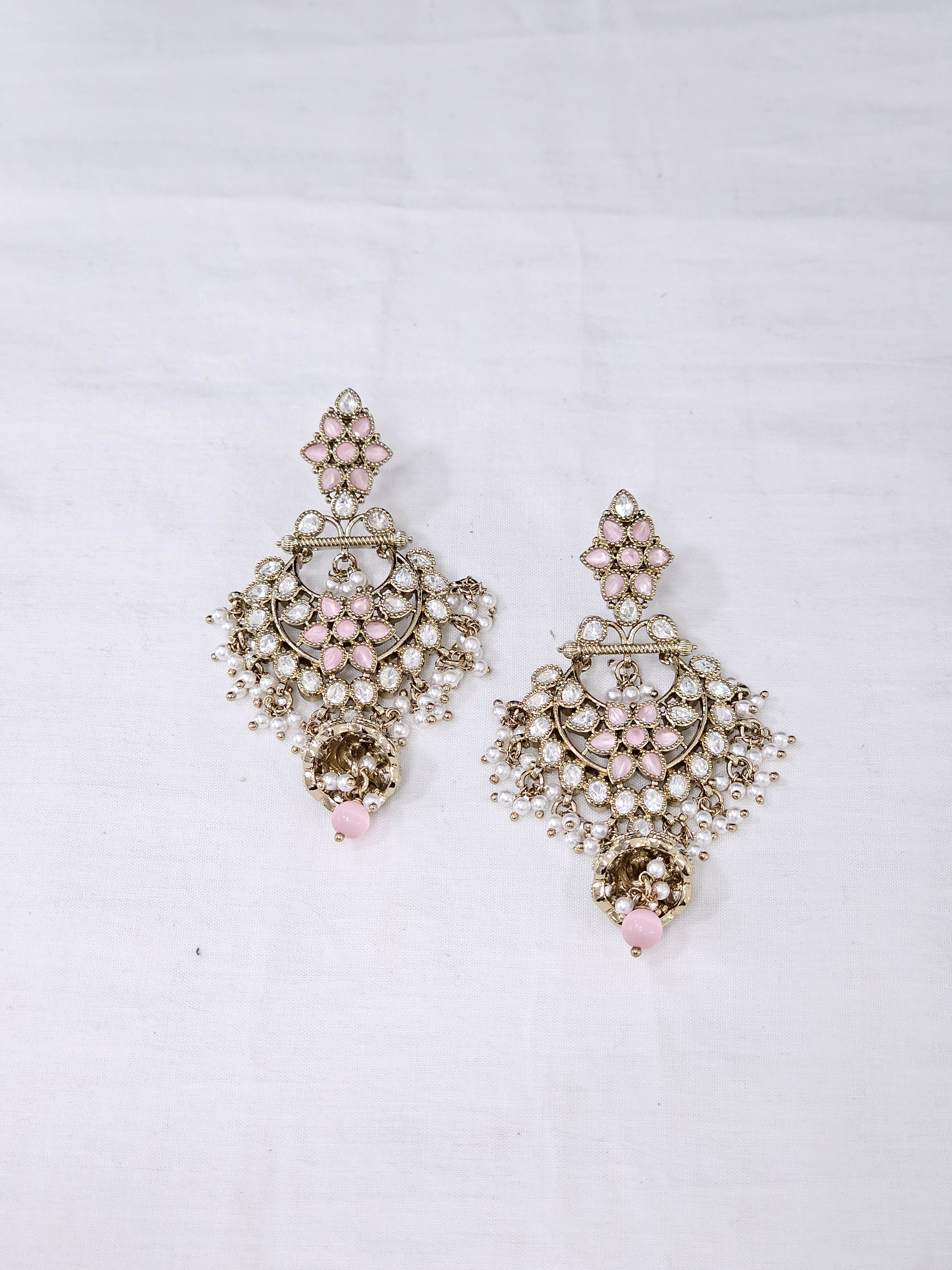 Moissanite Chandbali