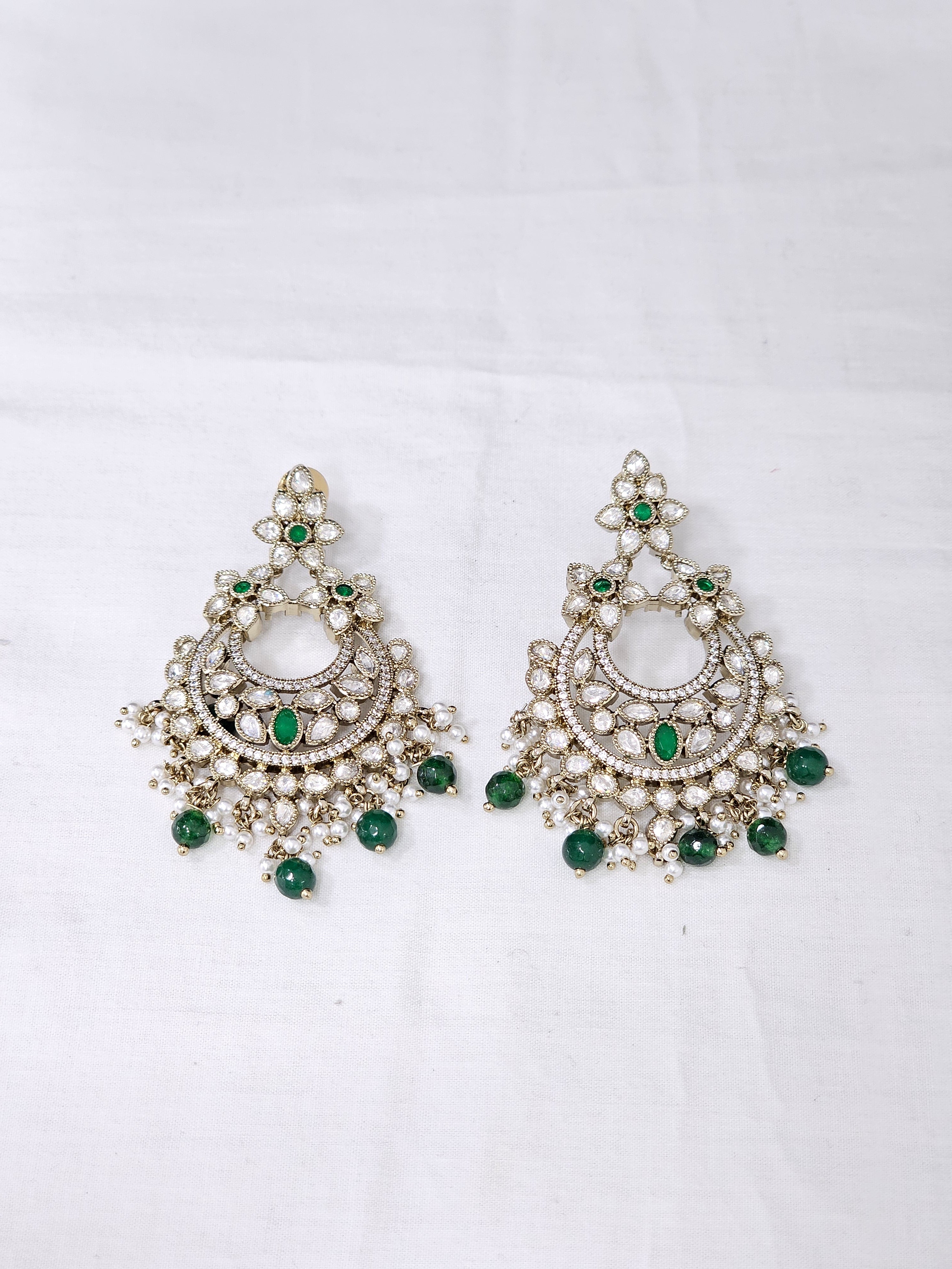 Moissanite Chandbali