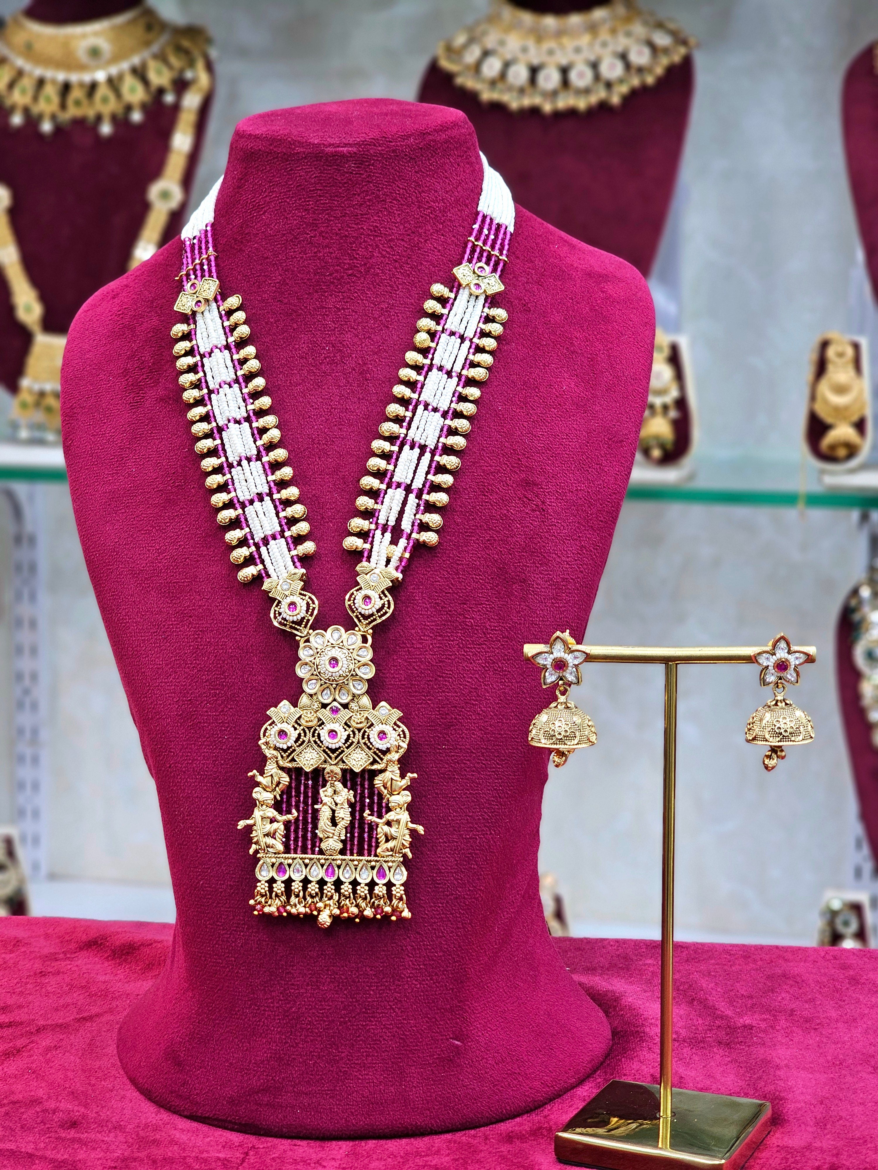 Rajwadi Long Necklace