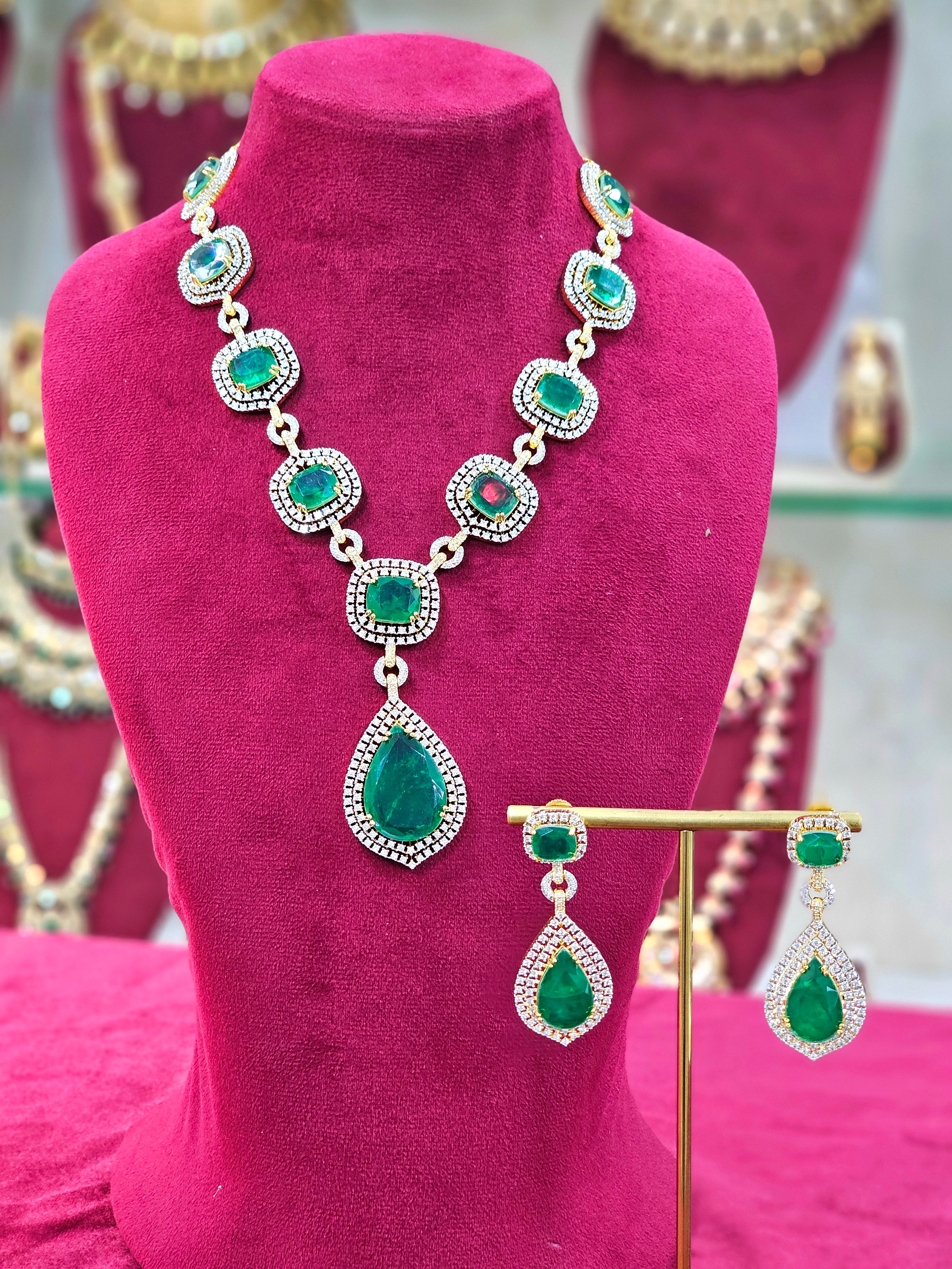 Golden AD Long Necklace