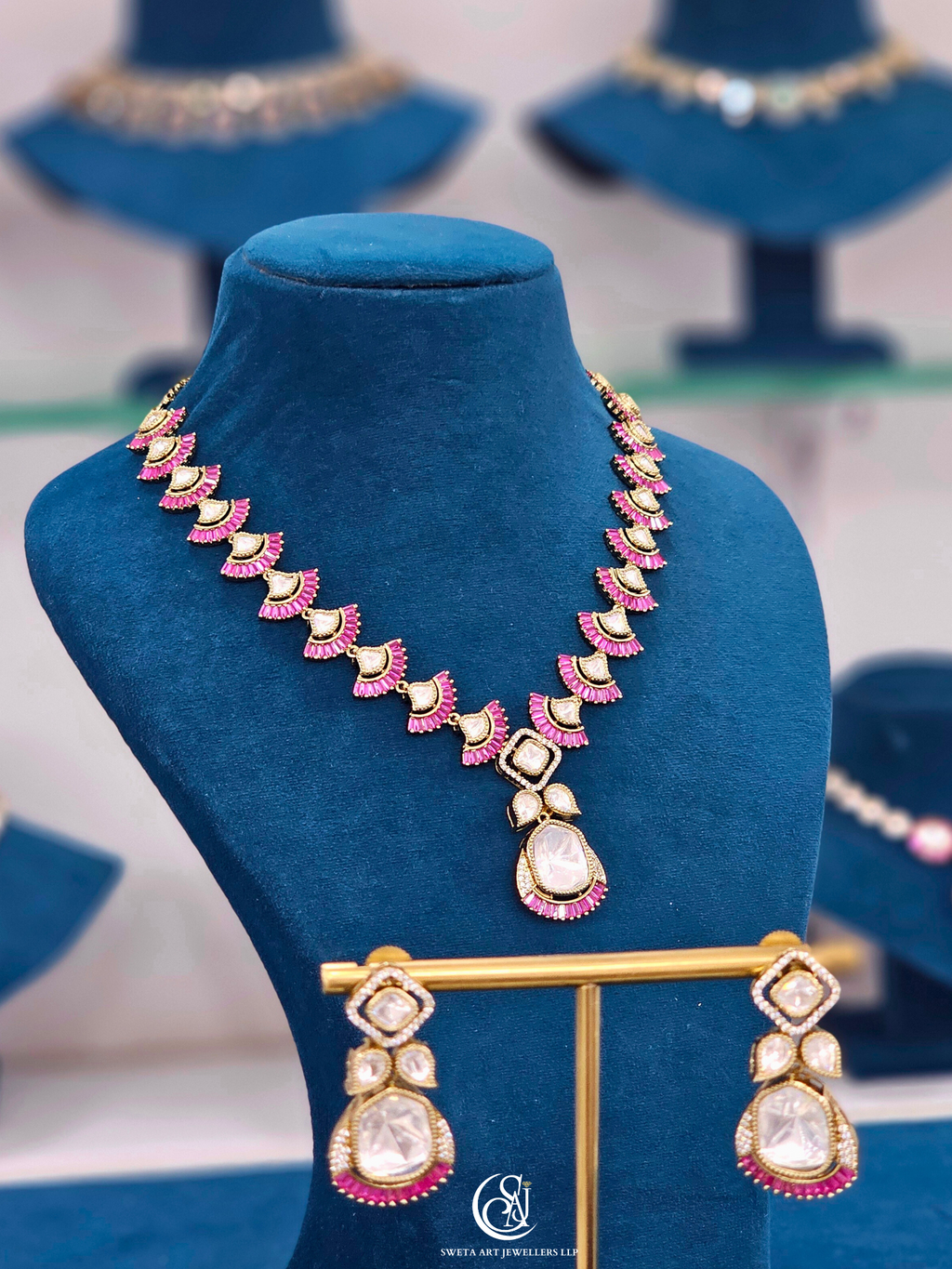 Moissanite Short Necklace