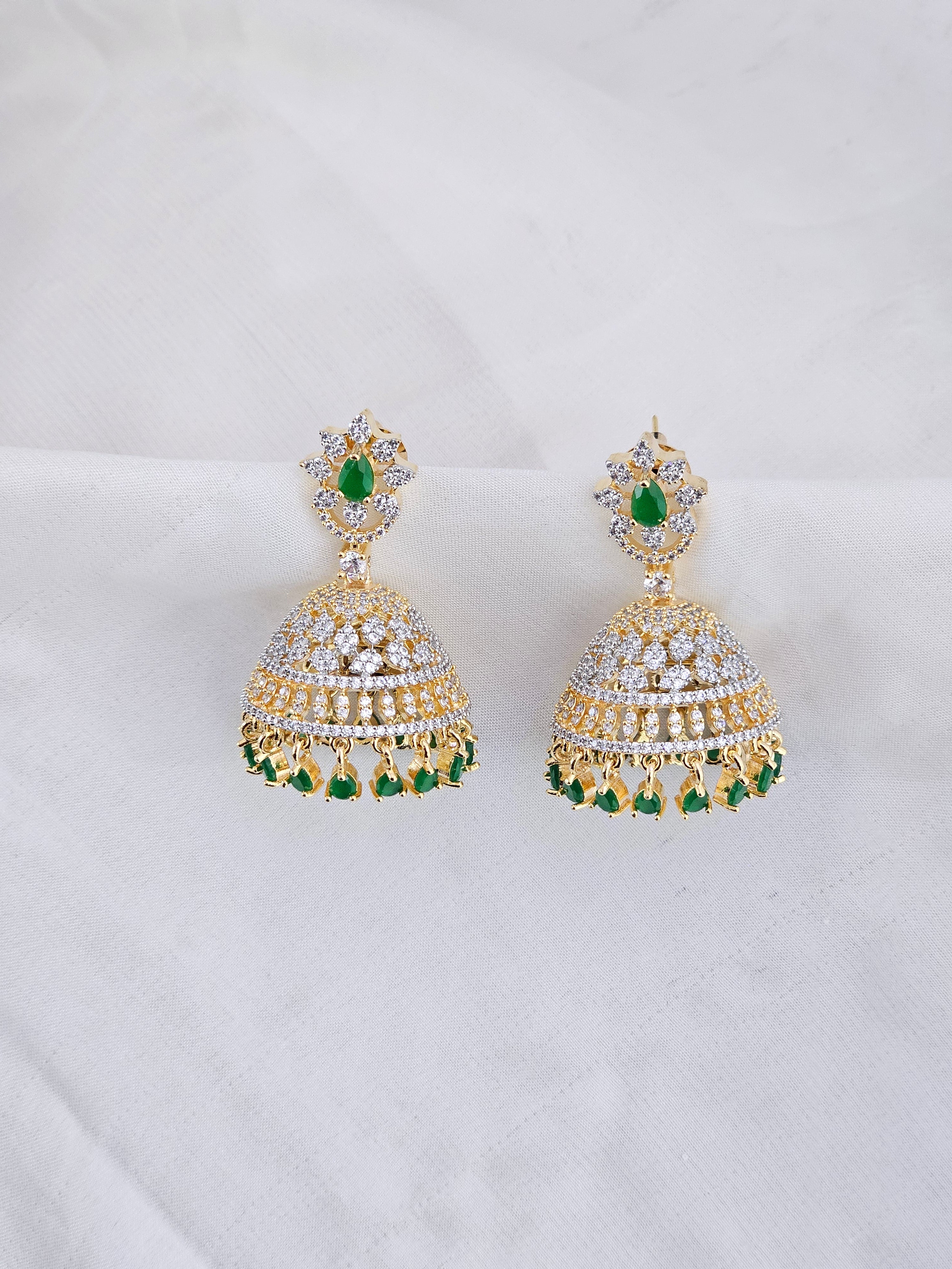 Golden AD Jhumka