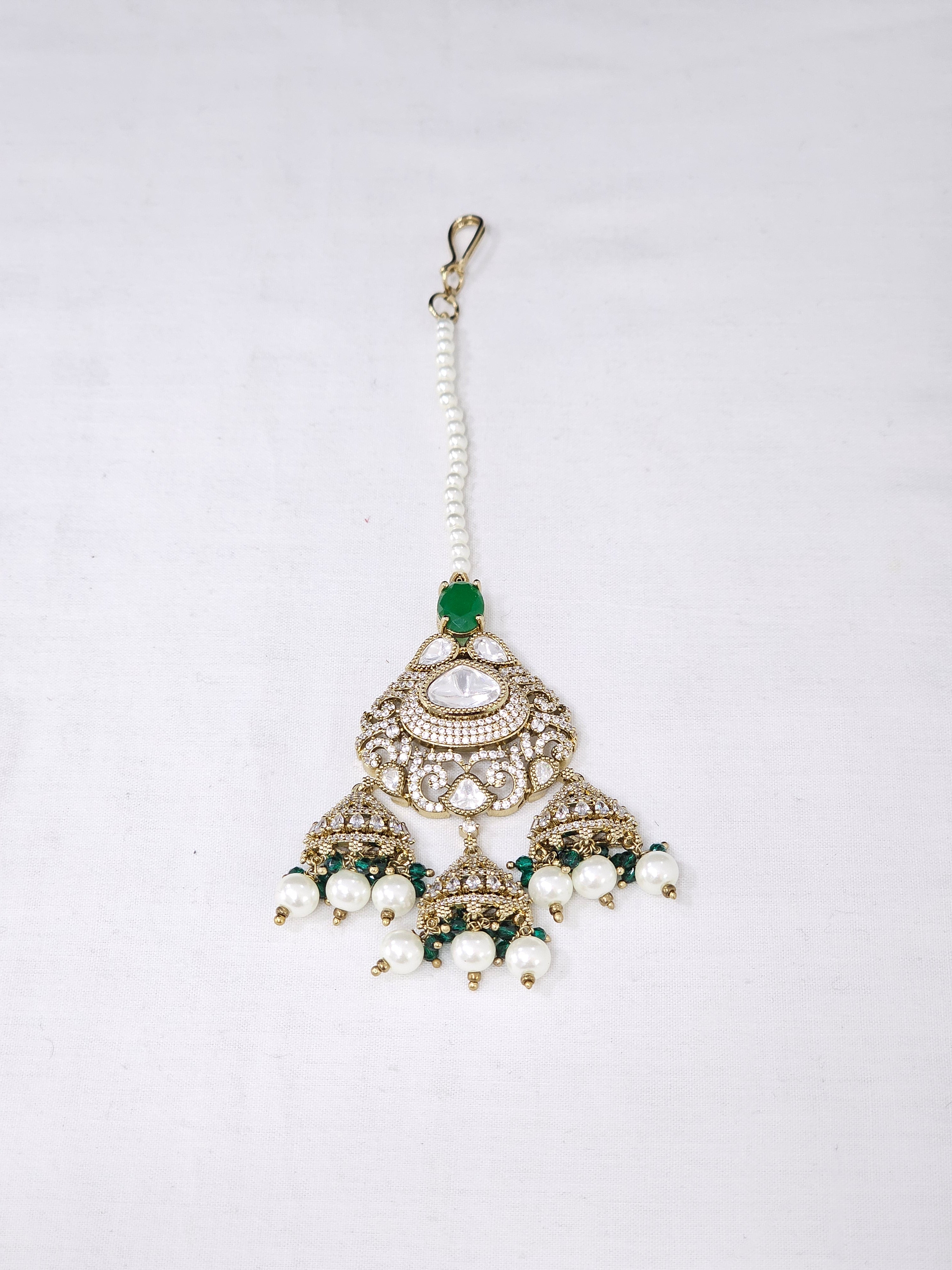 Moissanite Maangtikka