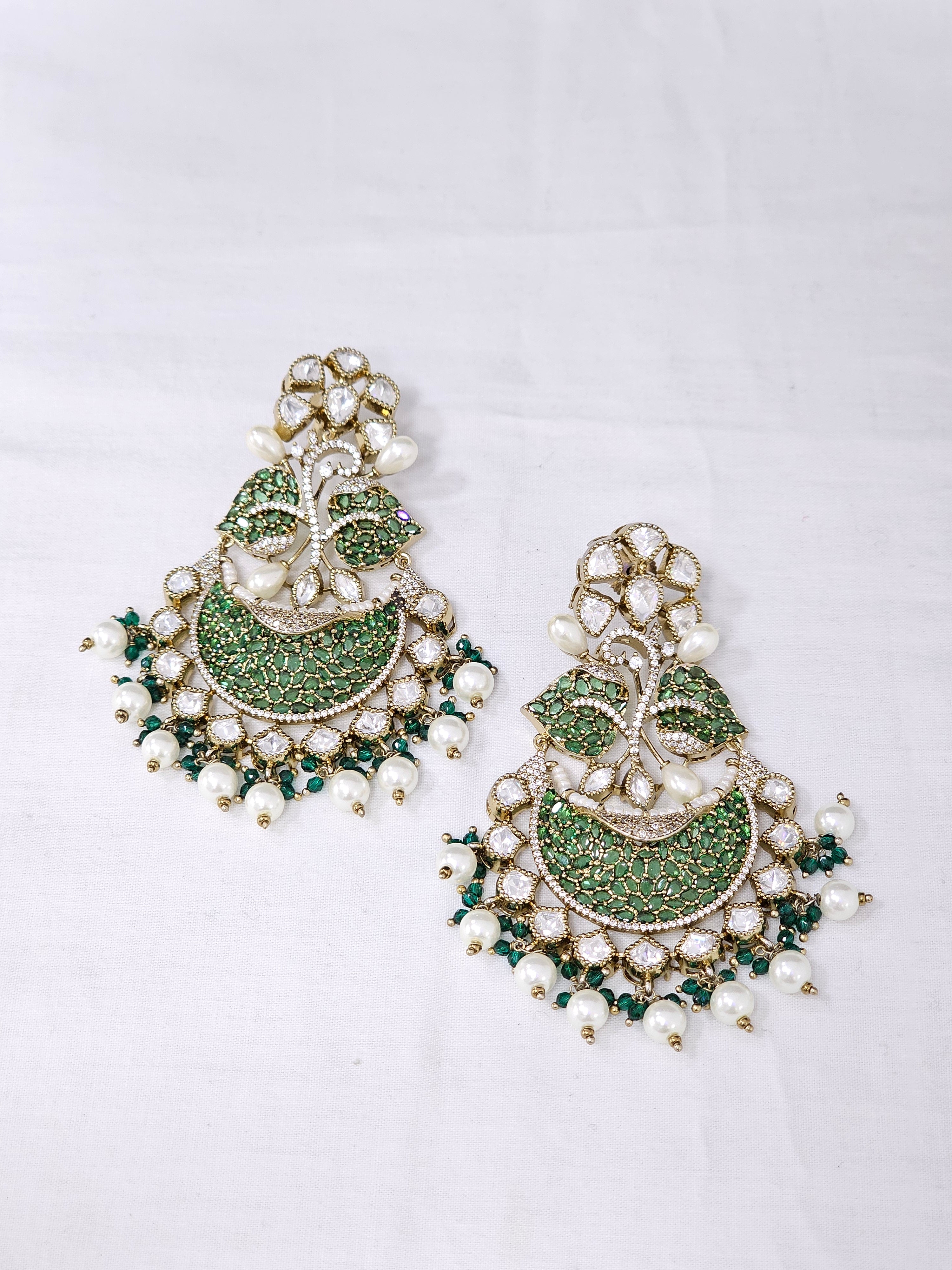 Moissanite Chandbali