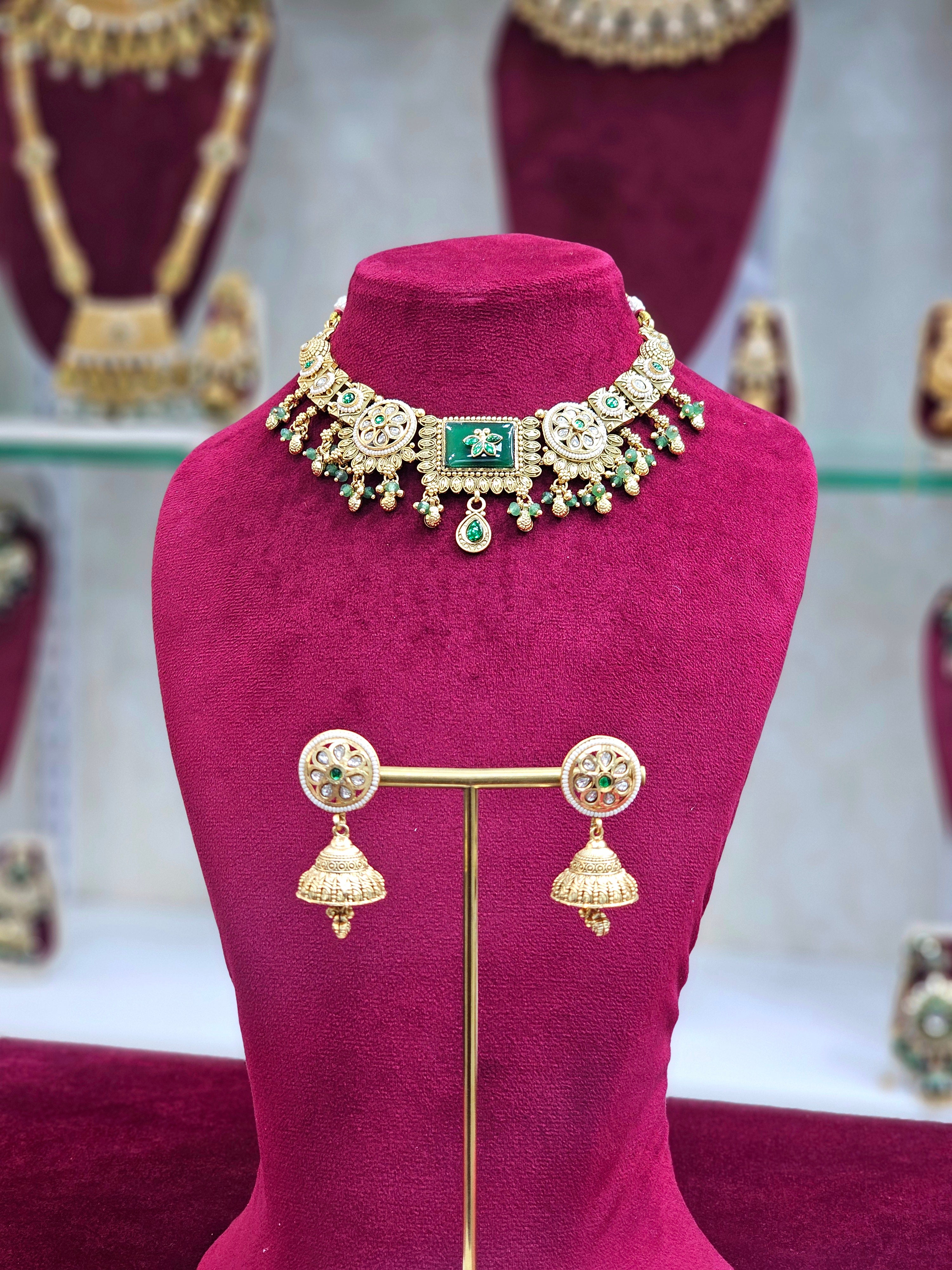 Rajwadi Short Necklace