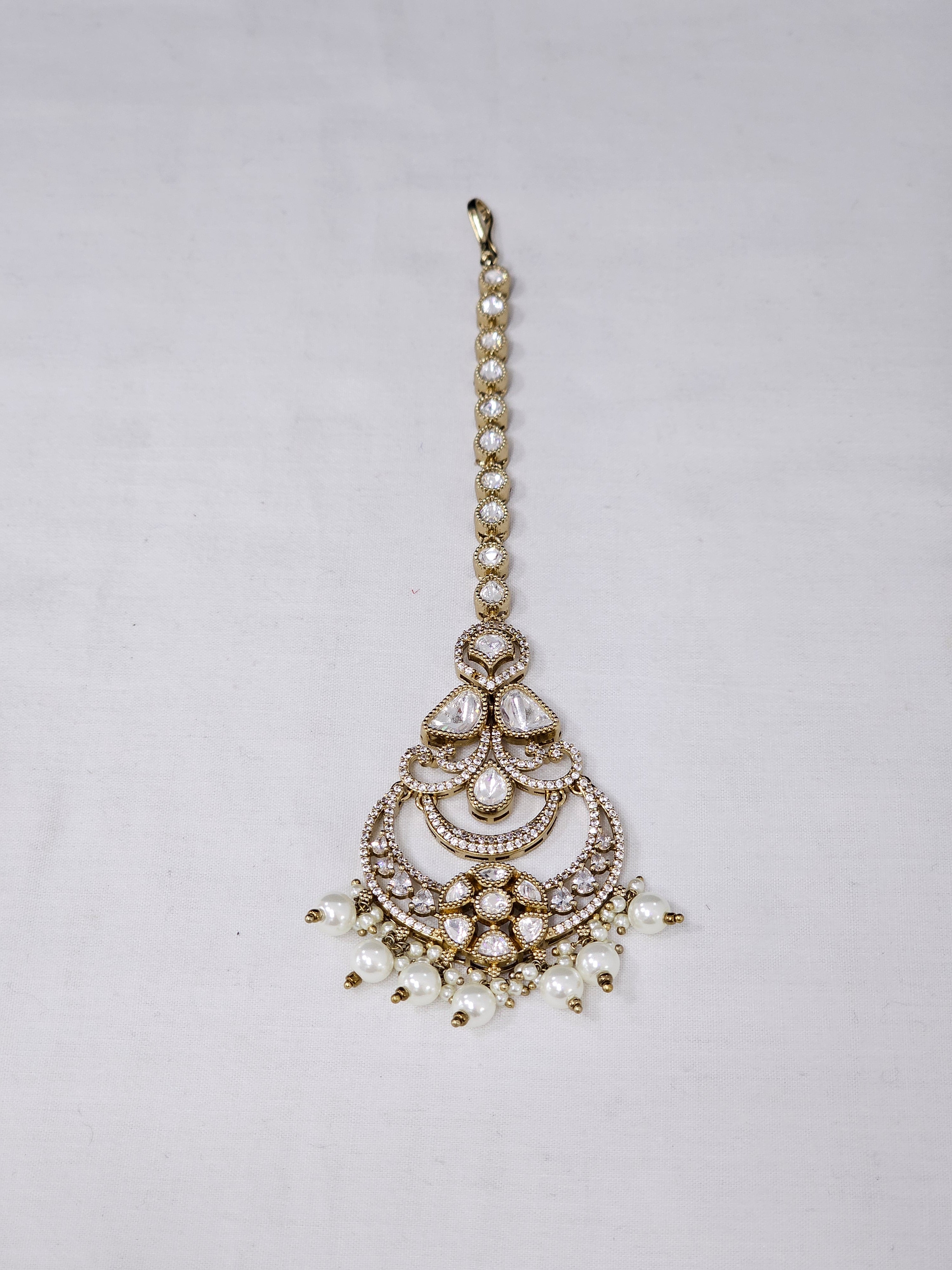 Moissanite Maangtikka