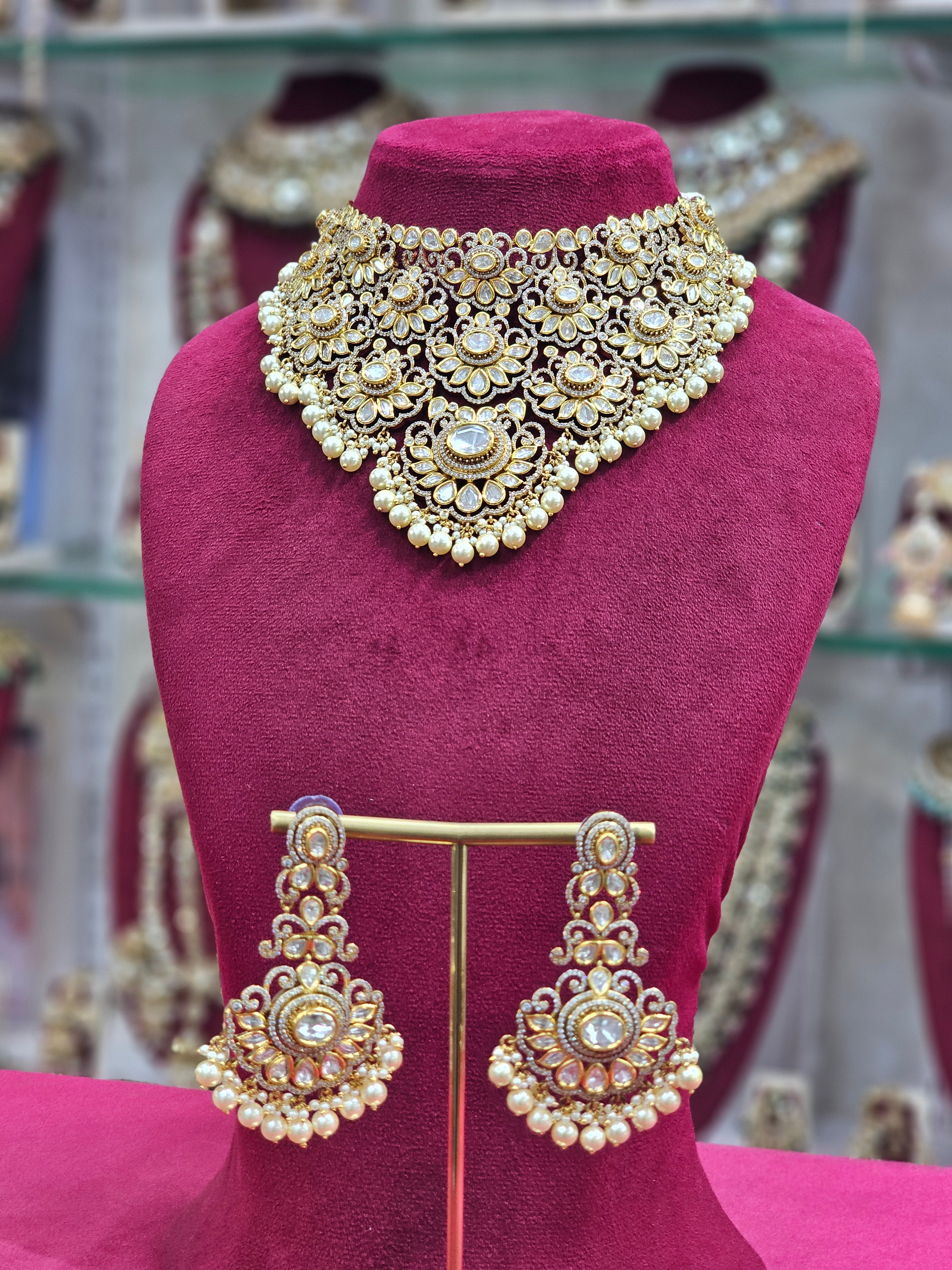Kundan Chokar Necklace