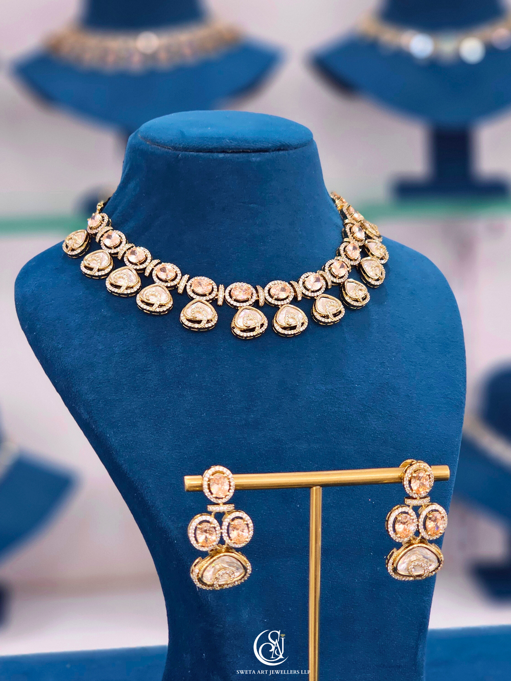 Moissanite Short Necklaces