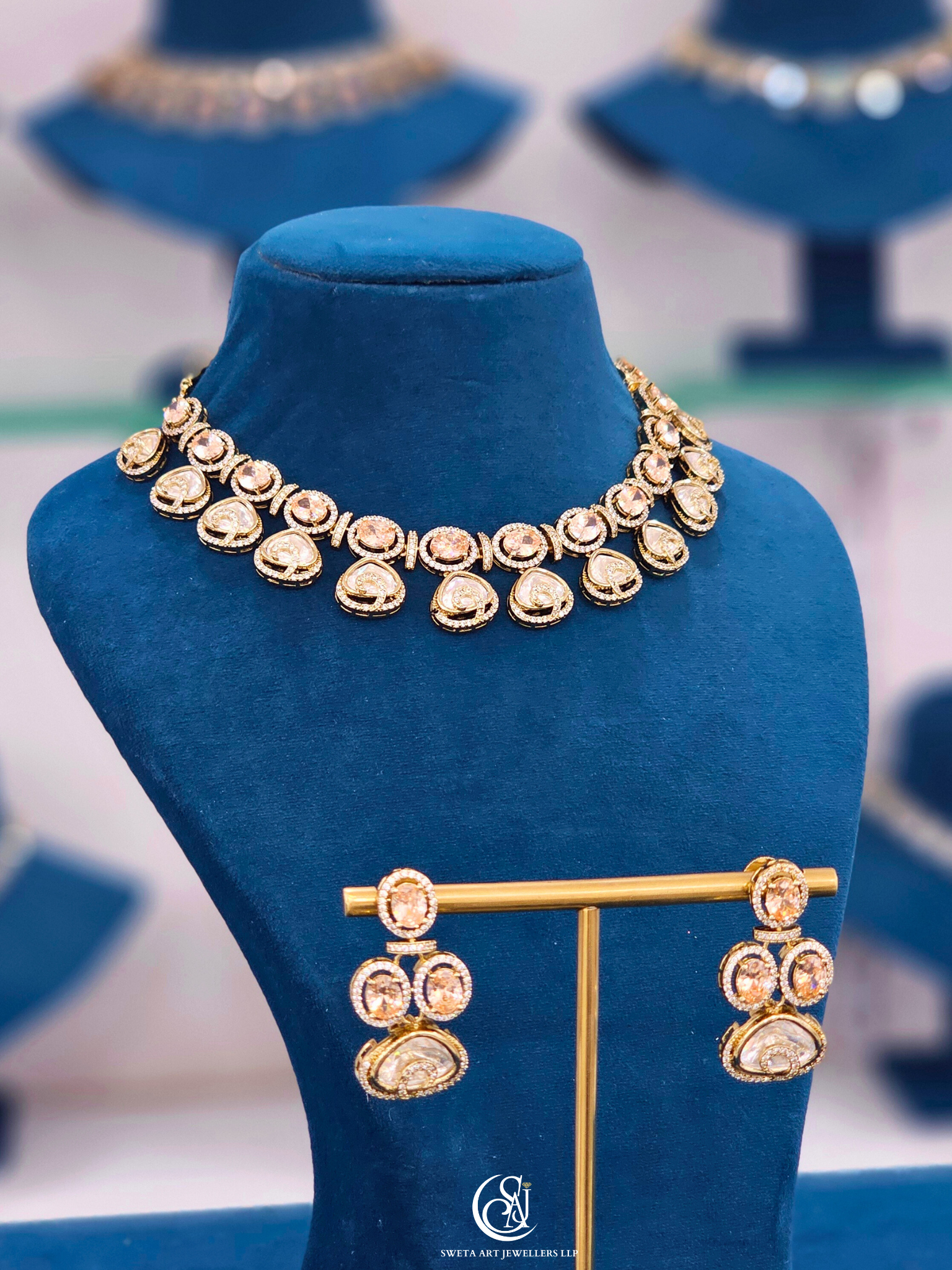 Moissanite Short Necklaces