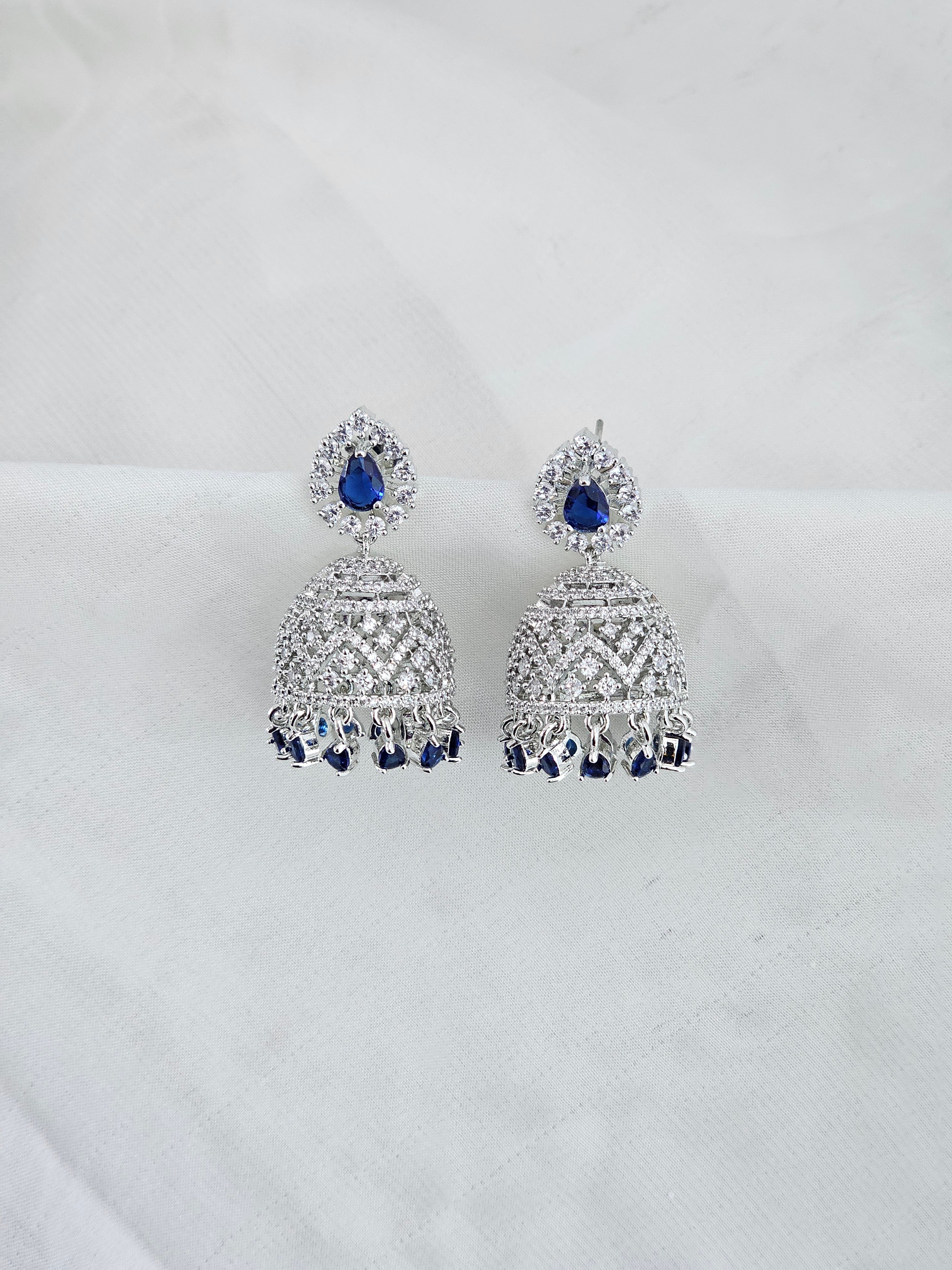 Rhodium AD Jhumka