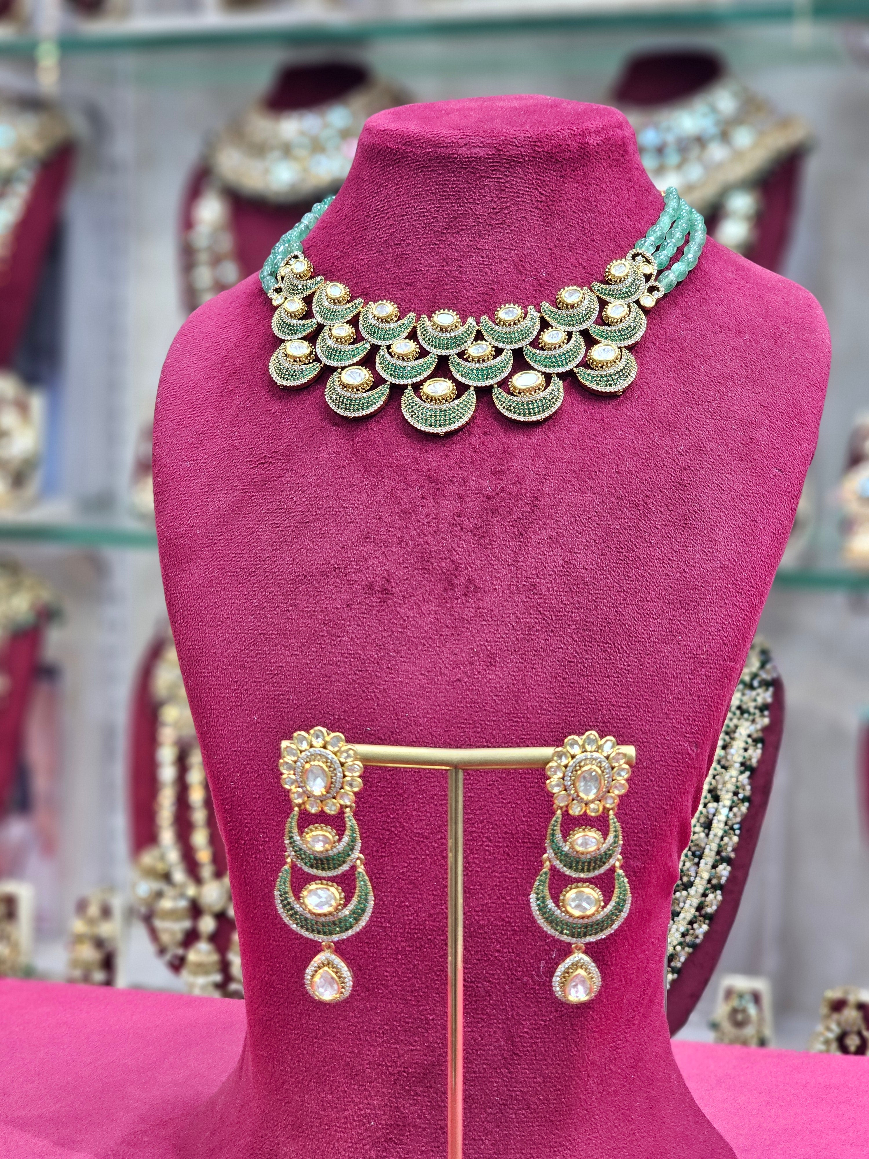 Kundan Short Necklace