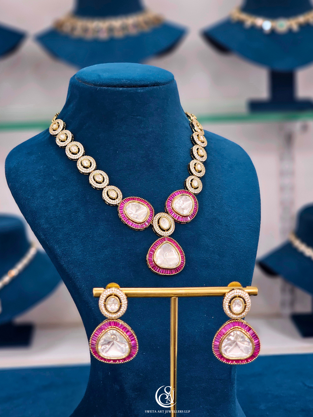 Moissanite Short Necklace