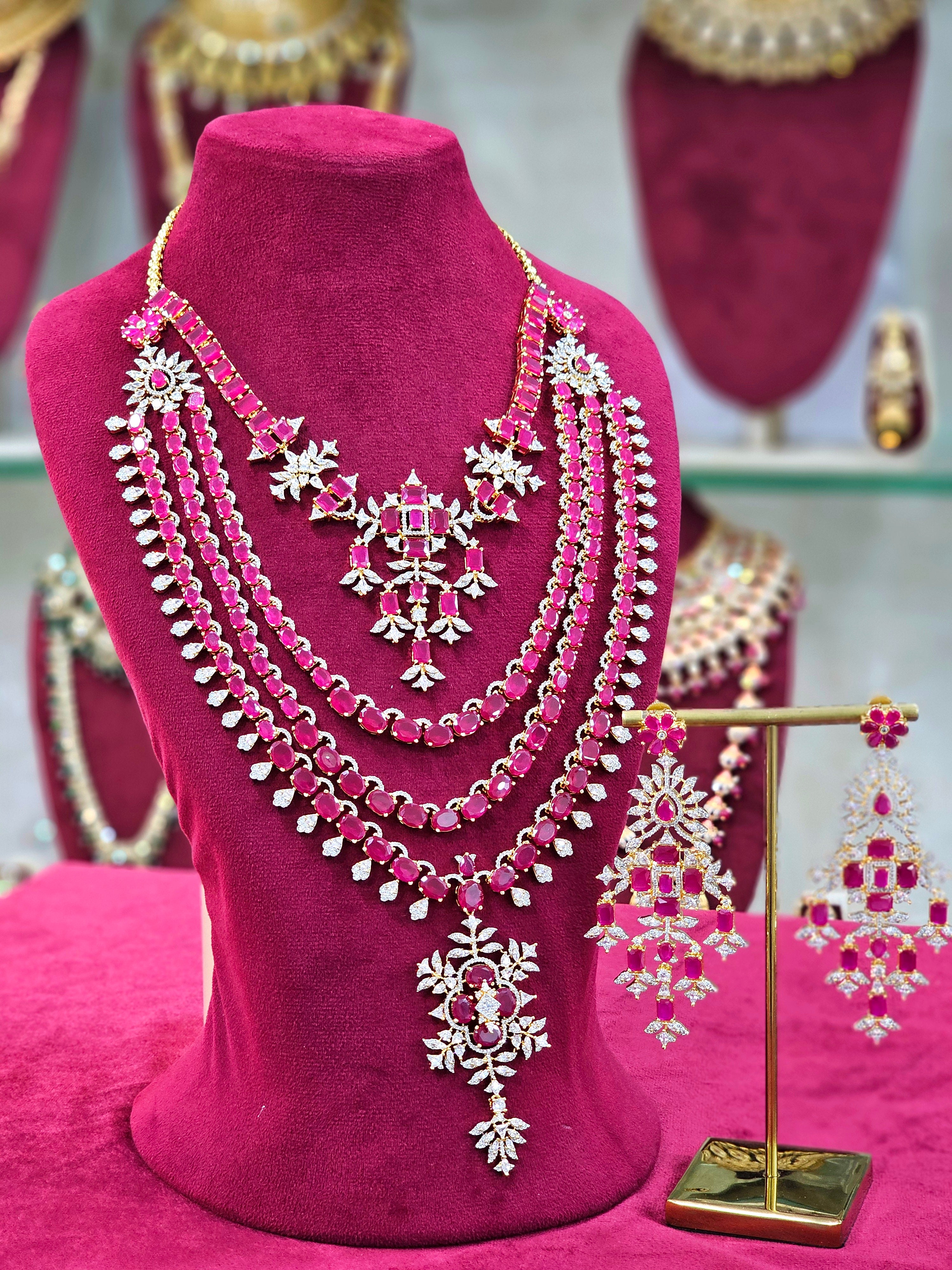 Golden AD Long Necklace